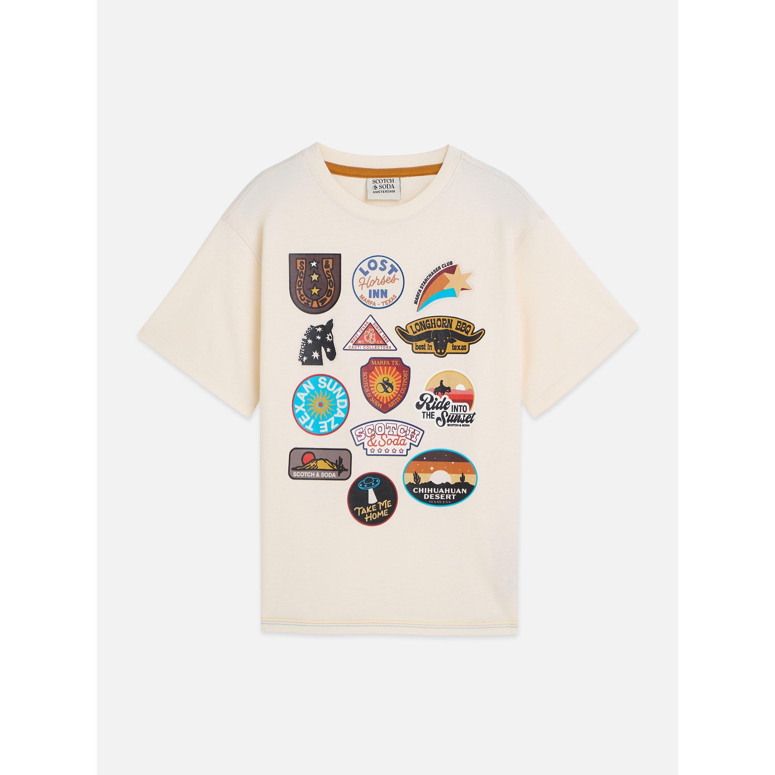 Scotch And Soda Boys Kids' T-Shirt - Eggnog - 8 Years