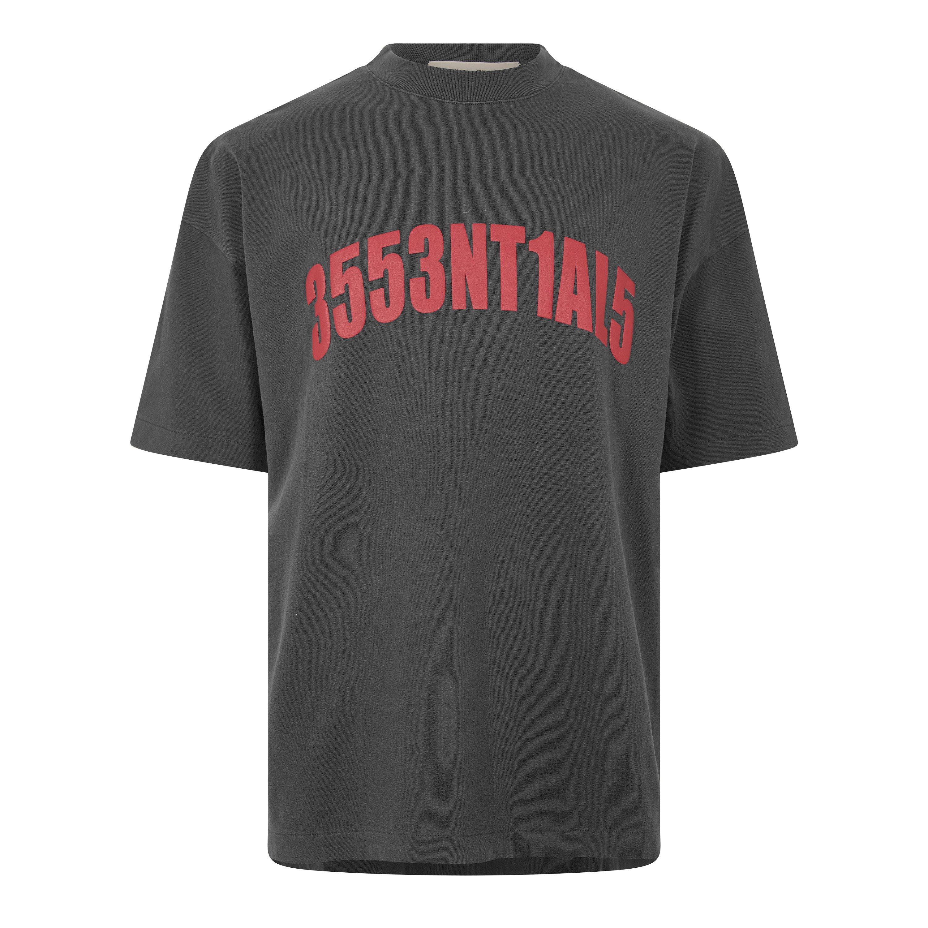 Fear Of God Essentials FGE Chicago Tee Sn62 - Iron Grey/Red - Medium
