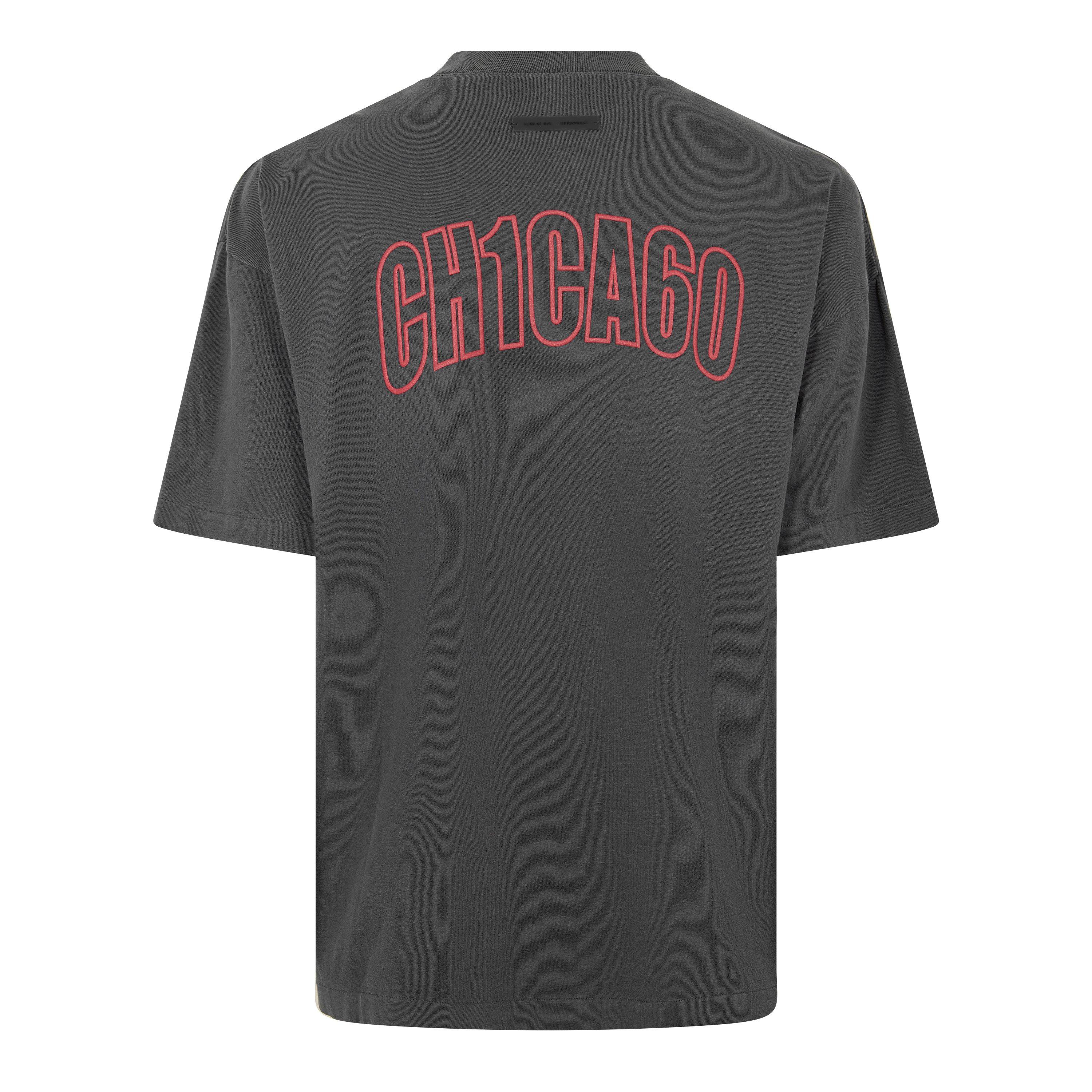 Iron Grey/Red - Fear Of God Essentials - FGE Chicago Tee Sn62 - 2