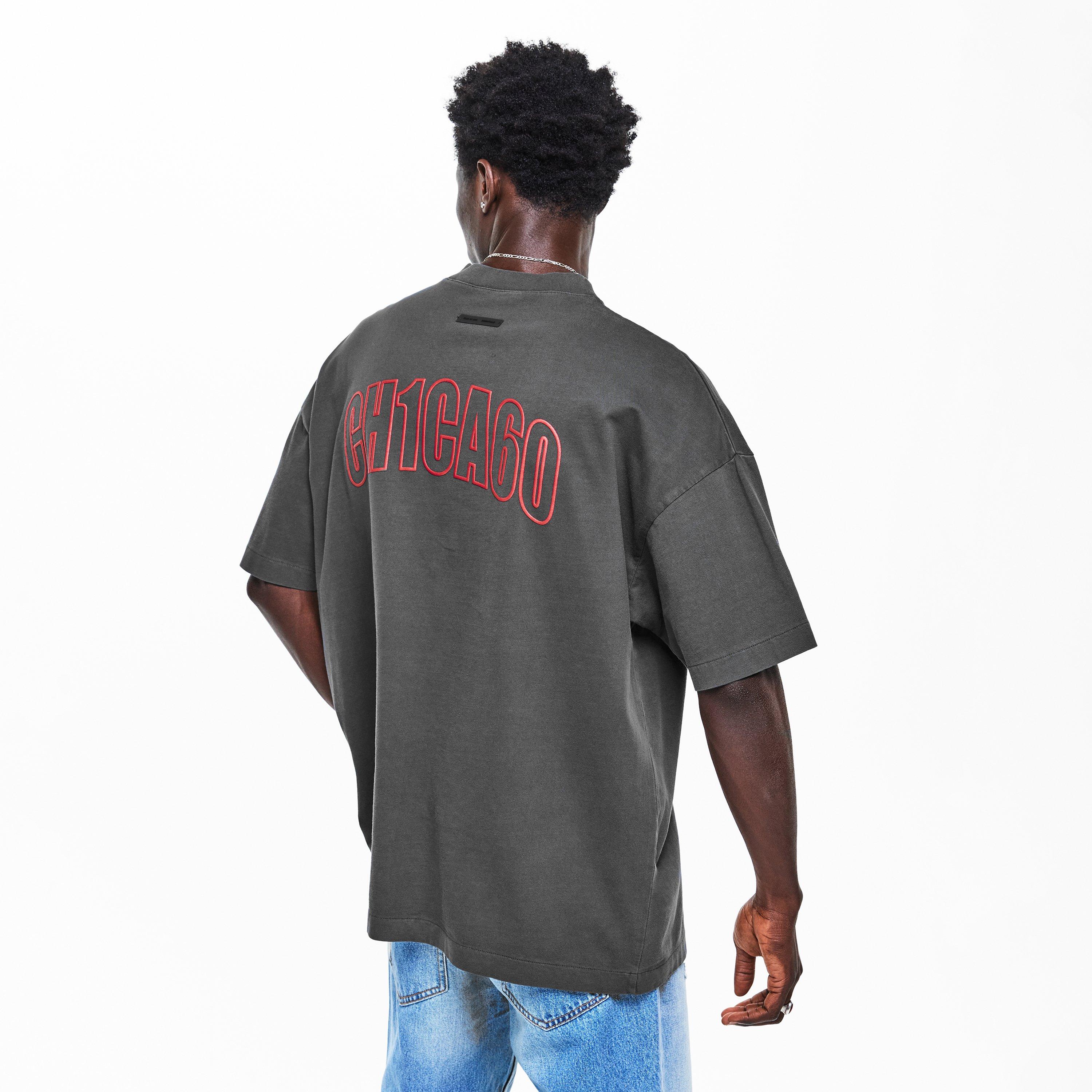 Iron Grey/Red - Fear Of God Essentials - FGE Chicago Tee Sn62 - 4