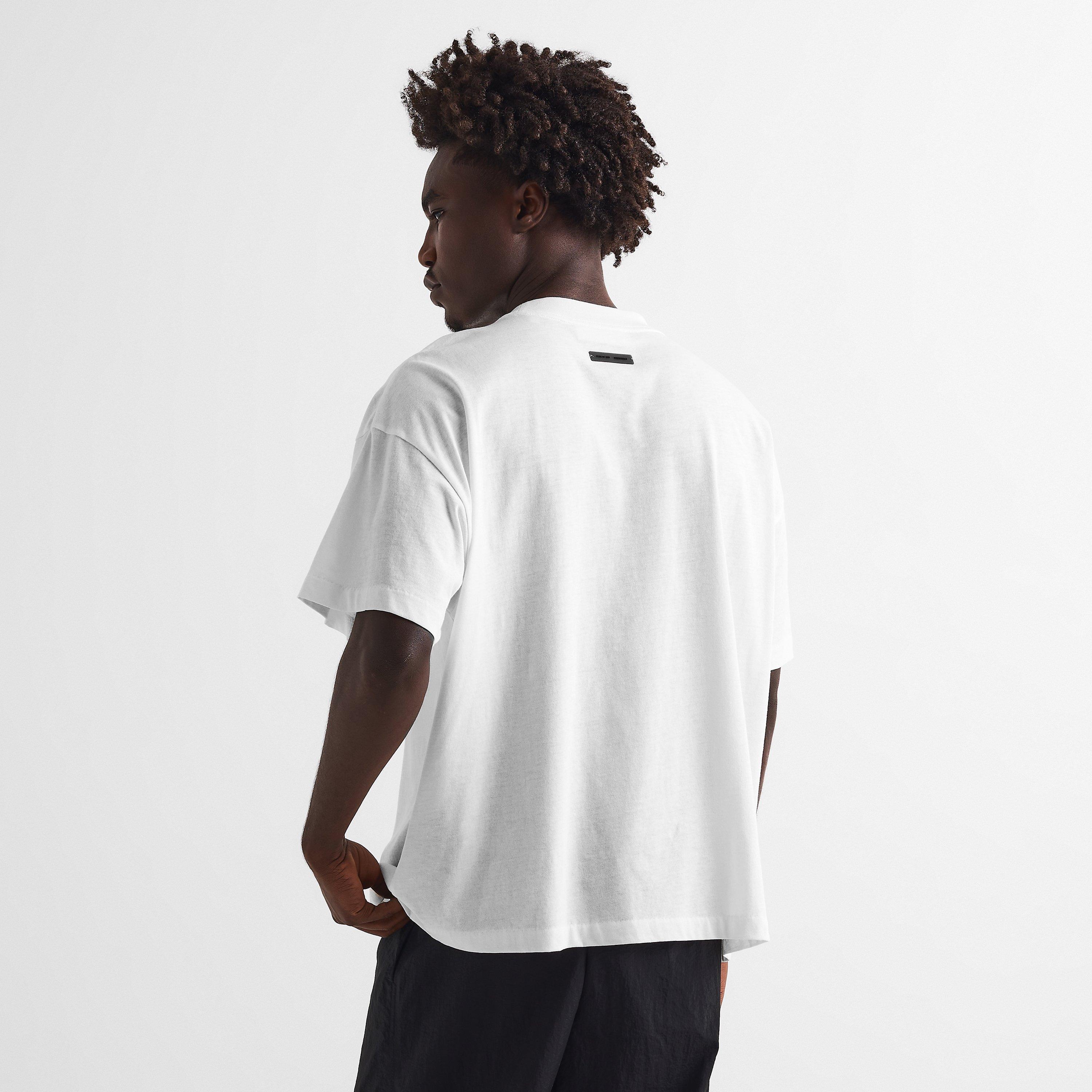 White - Fear Of God Essentials - Men's Oversized T-Shirt - 4