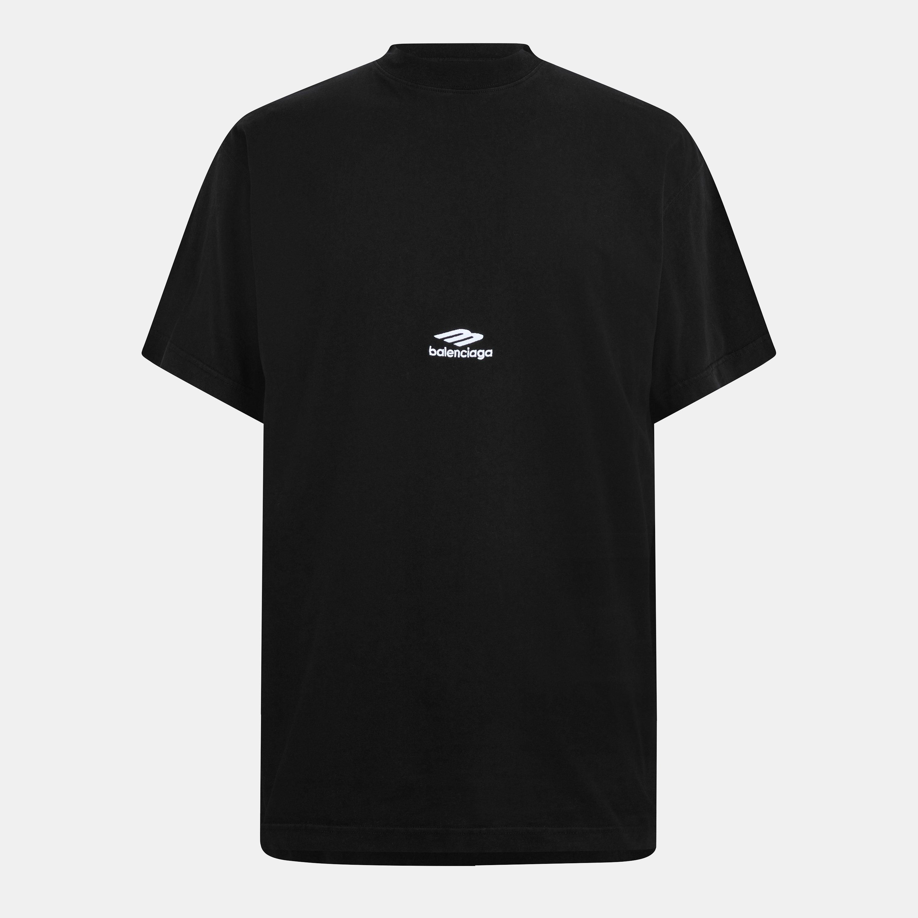 balenciaga 黒 Tシャツ Lサイズ Balenciaga Men's Bal Oversized T-Shirt | Cruise Fashion