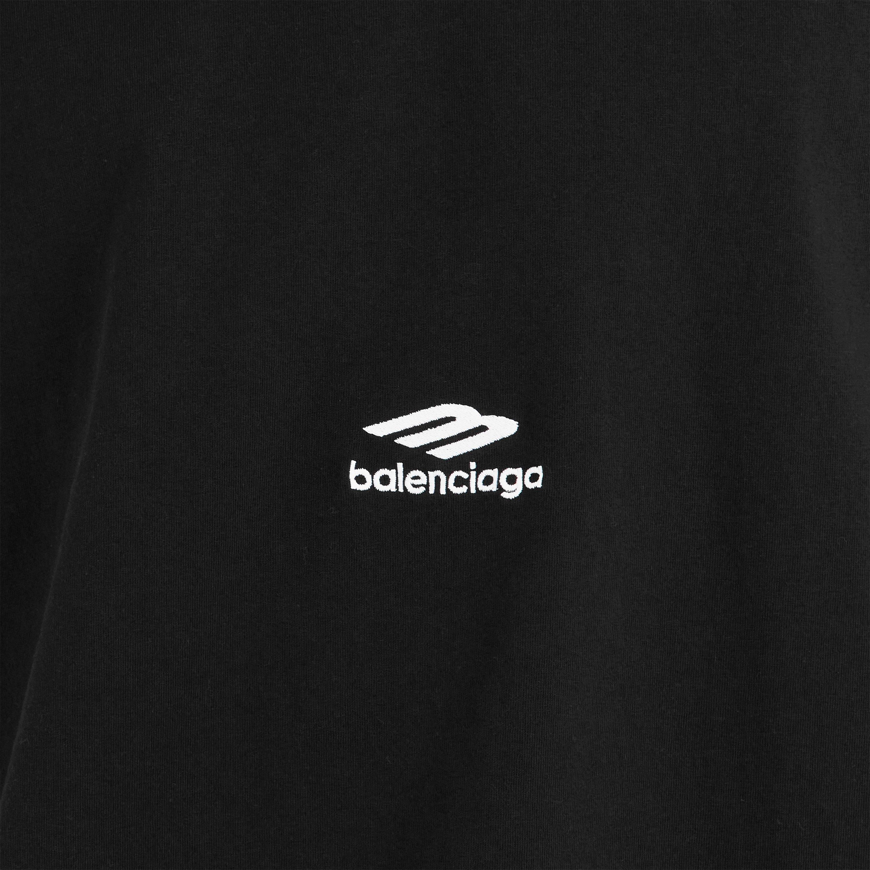 Black/White - Balenciaga - Bal Oversized Tee Sn62 - 5