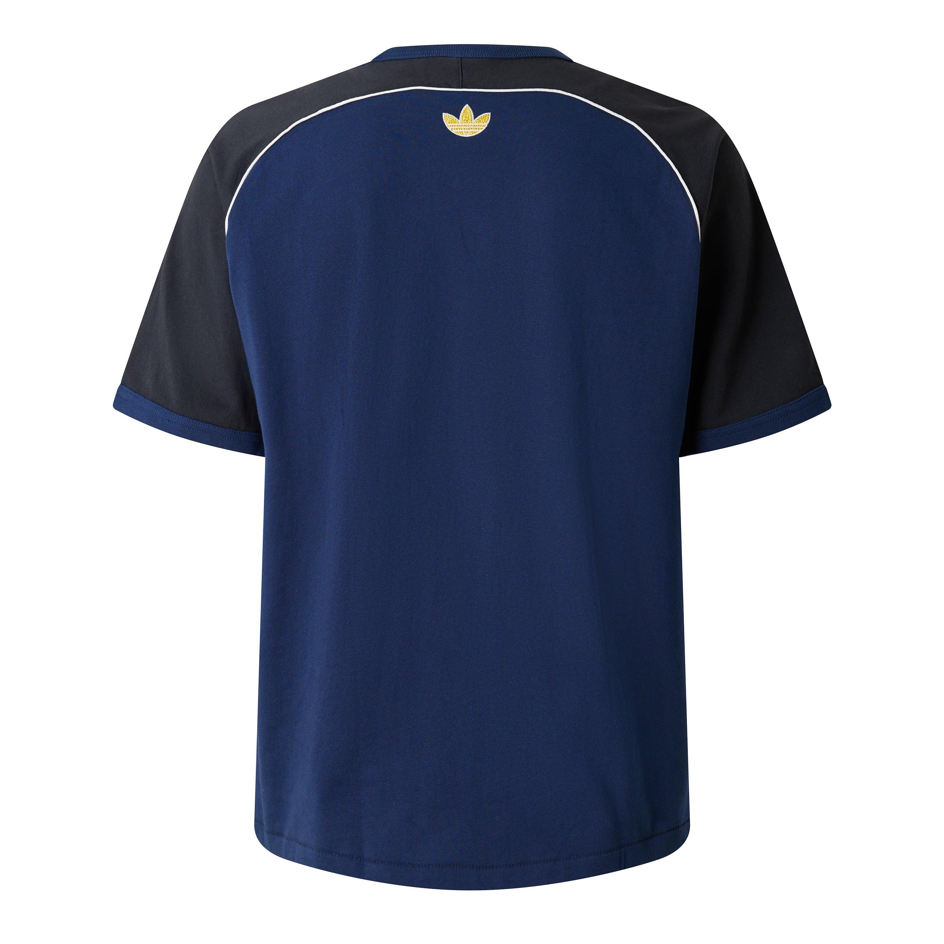 Collegiate Navy - Brain Dead x adidas - Men's T-Shirt - 2