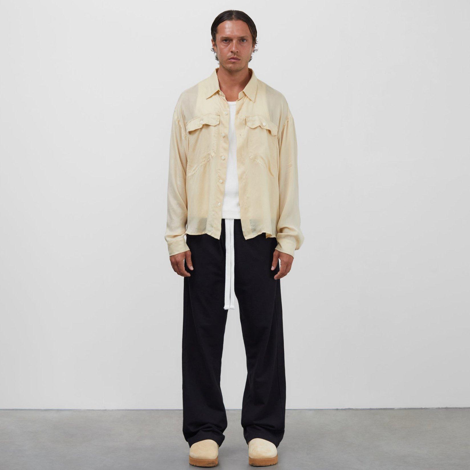 Sand - Cole Buxton - Pocket Boxy Shirt - 2
