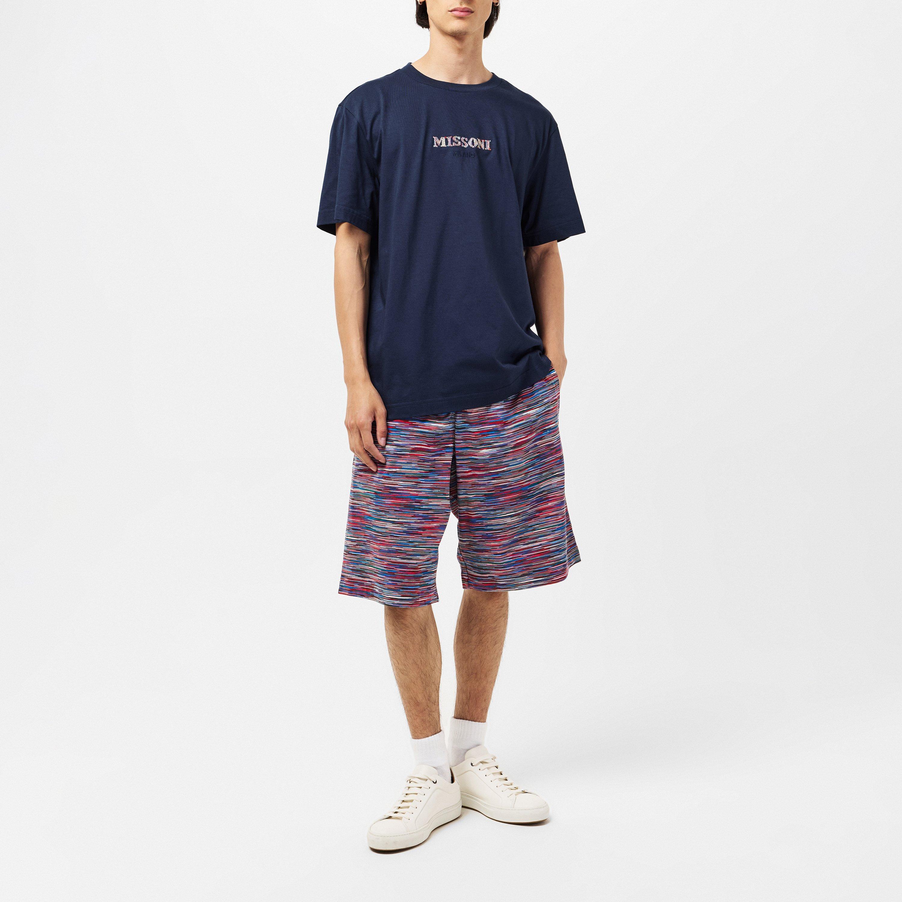 Navy - Missoni - Embroidered Logo Tee - 6
