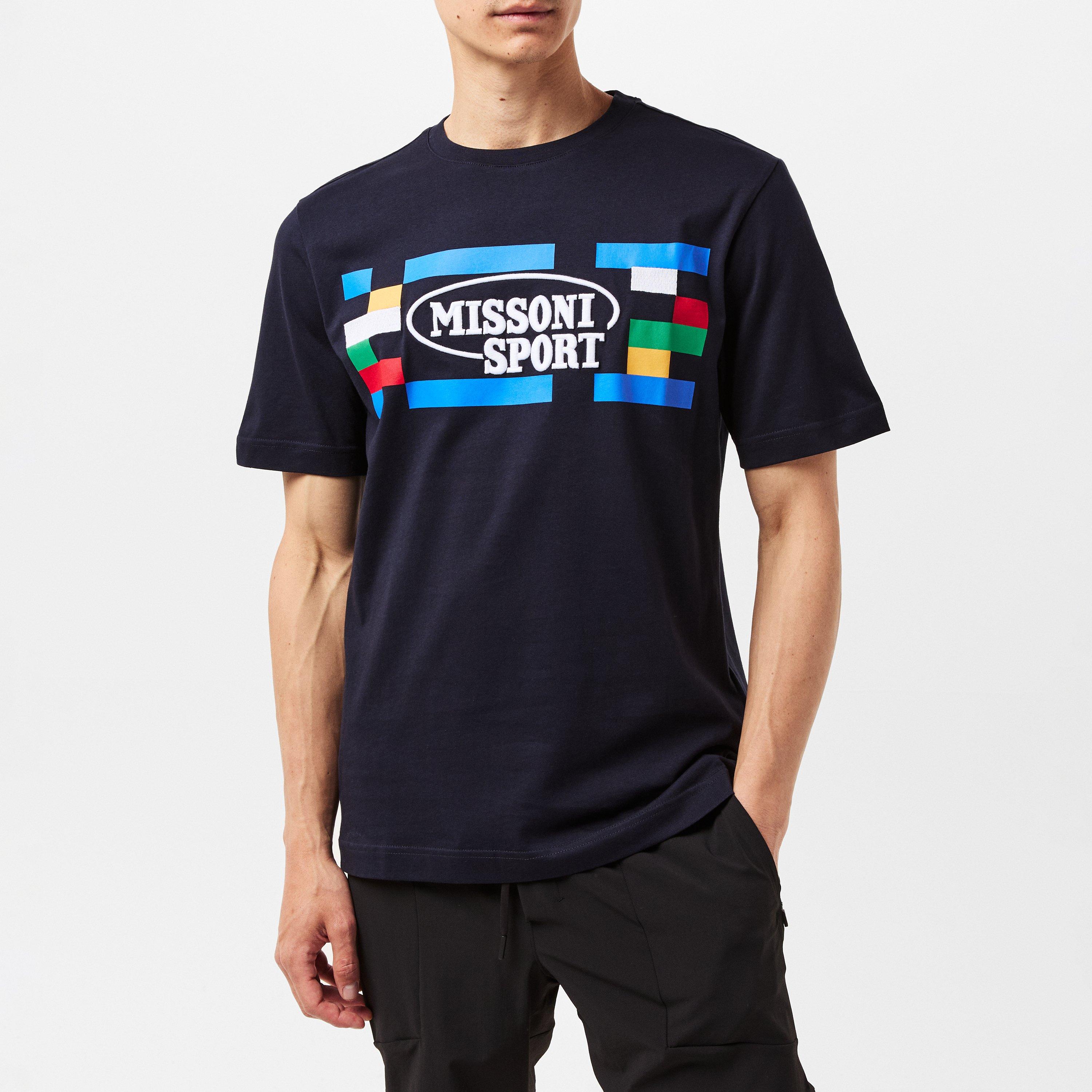 Navy Multi - Missoni - Men's Regular Fit Short-Sleeve T-Shirt - 3