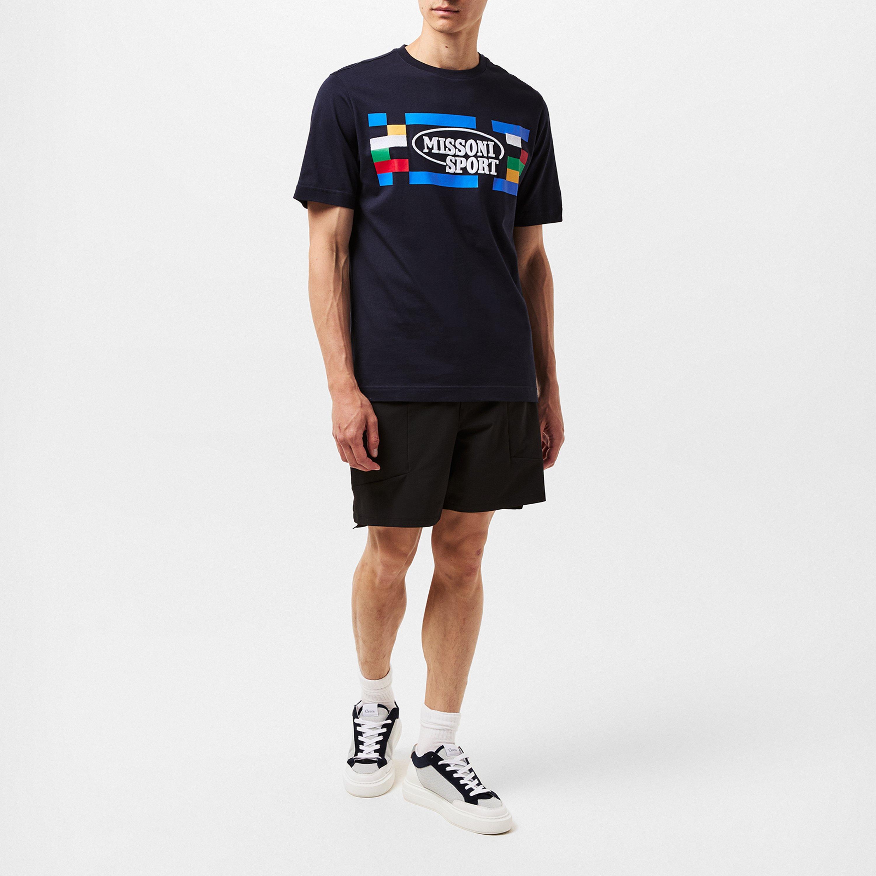 Navy Multi - Missoni - Men's Regular Fit Short-Sleeve T-Shirt - 6