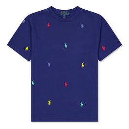 Polo Ralph Lauren All  Over Print T Shirt Junior