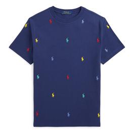 Polo Ralph Lauren All  Over Print T Shirt Junior