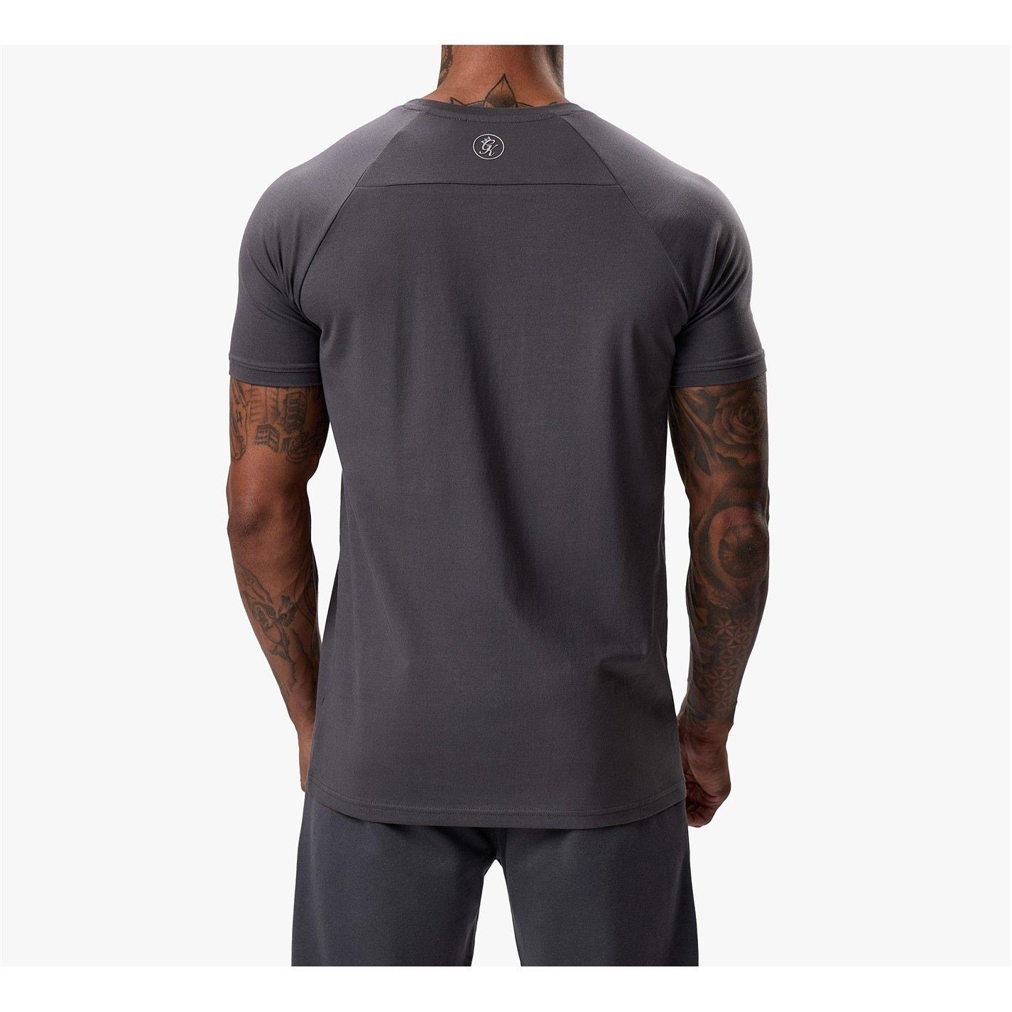 Graphite - Gym King - Mens Pro Logo Jersey Regular Fit T-Shirt - 2