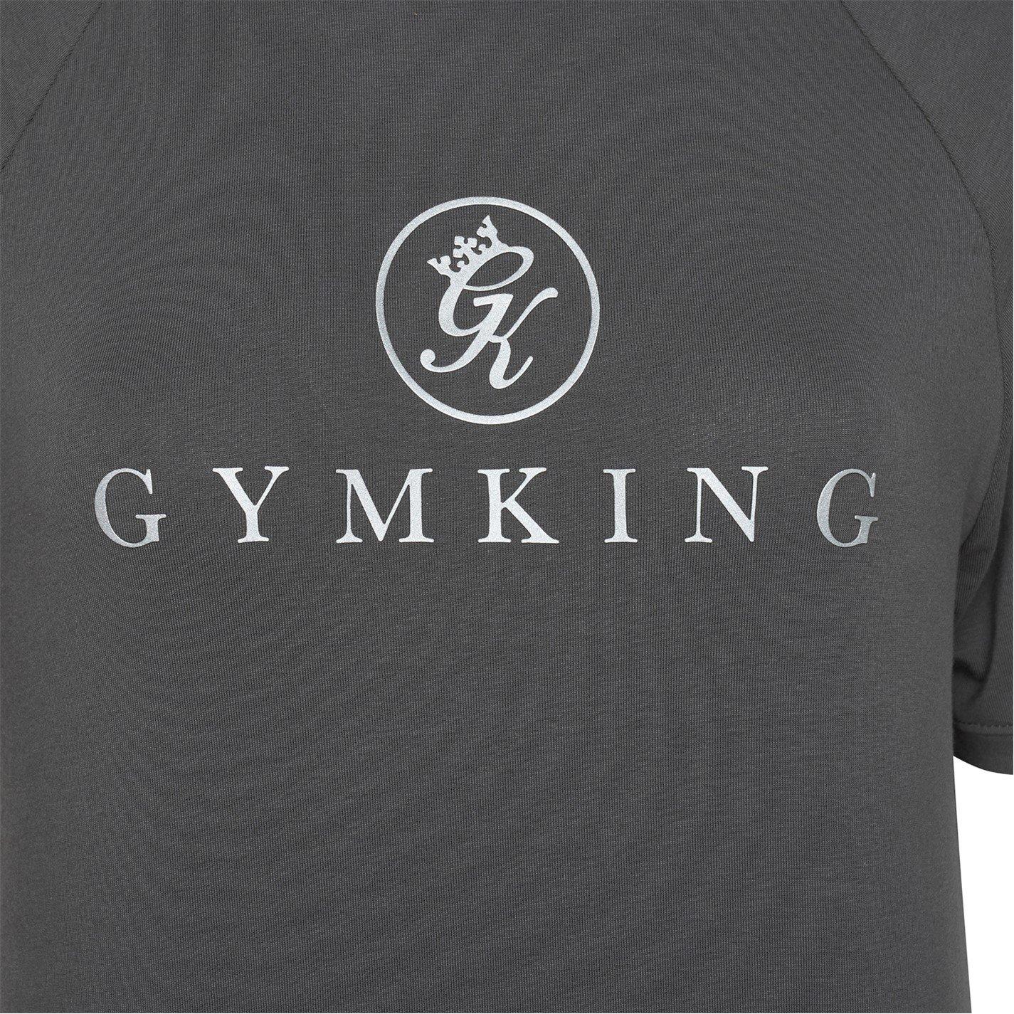 Graphite - Gym King - Mens Pro Logo Jersey Regular Fit T-Shirt - 6