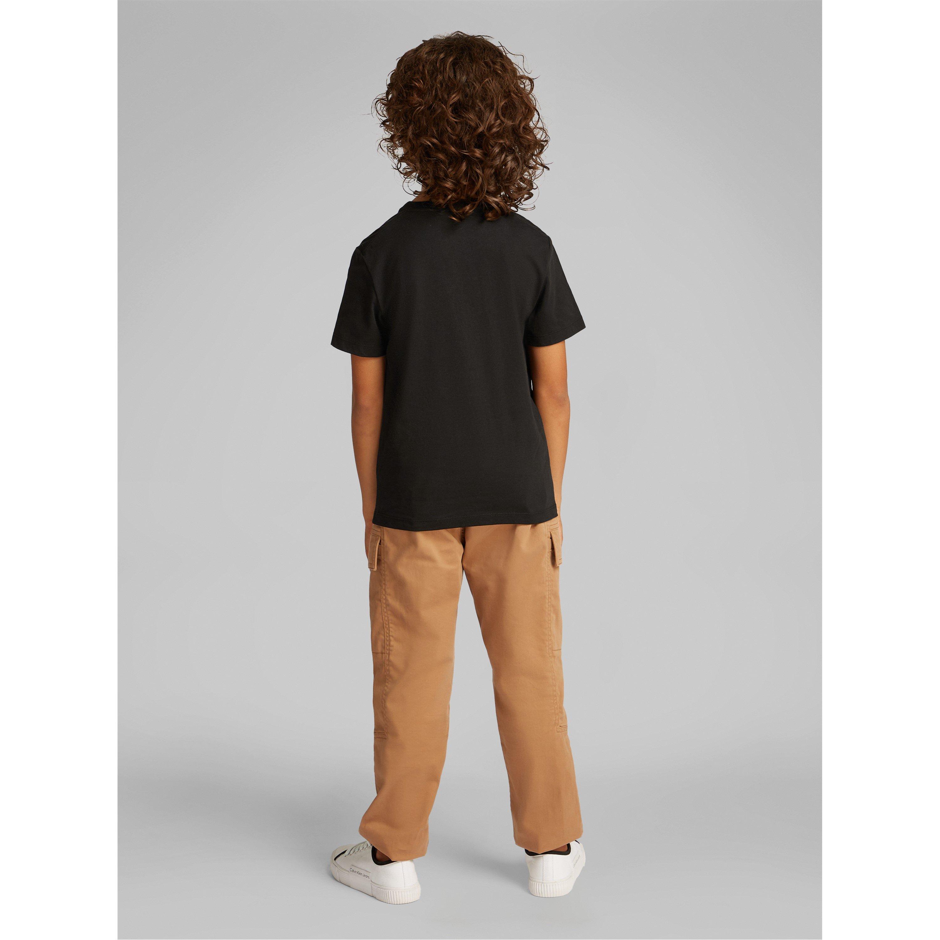 CK Black BEH - Calvin Klein Jeans - Kids' Logo T-Shirt - 3