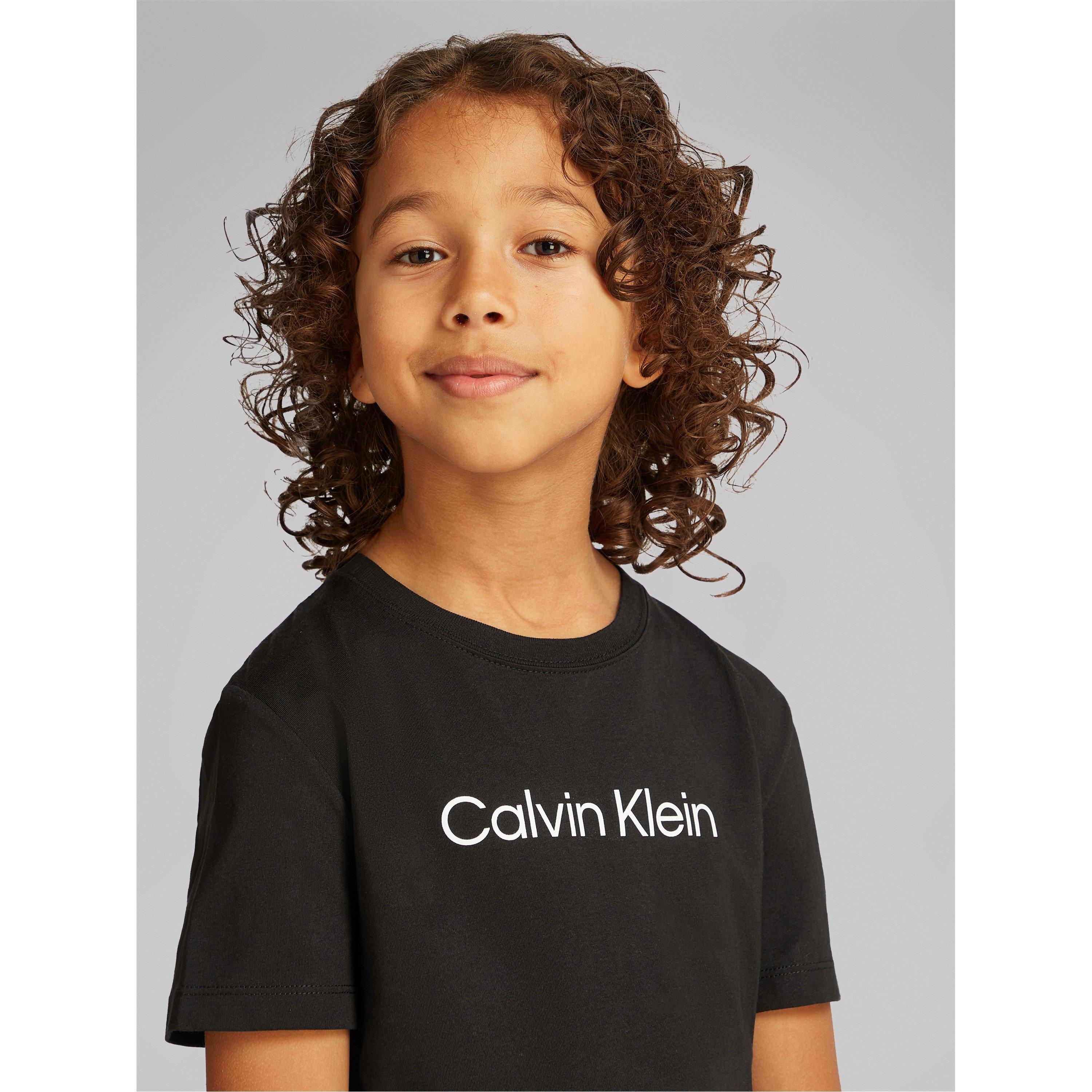 CK Black BEH - Calvin Klein Jeans - Kids' Logo T-Shirt - 4