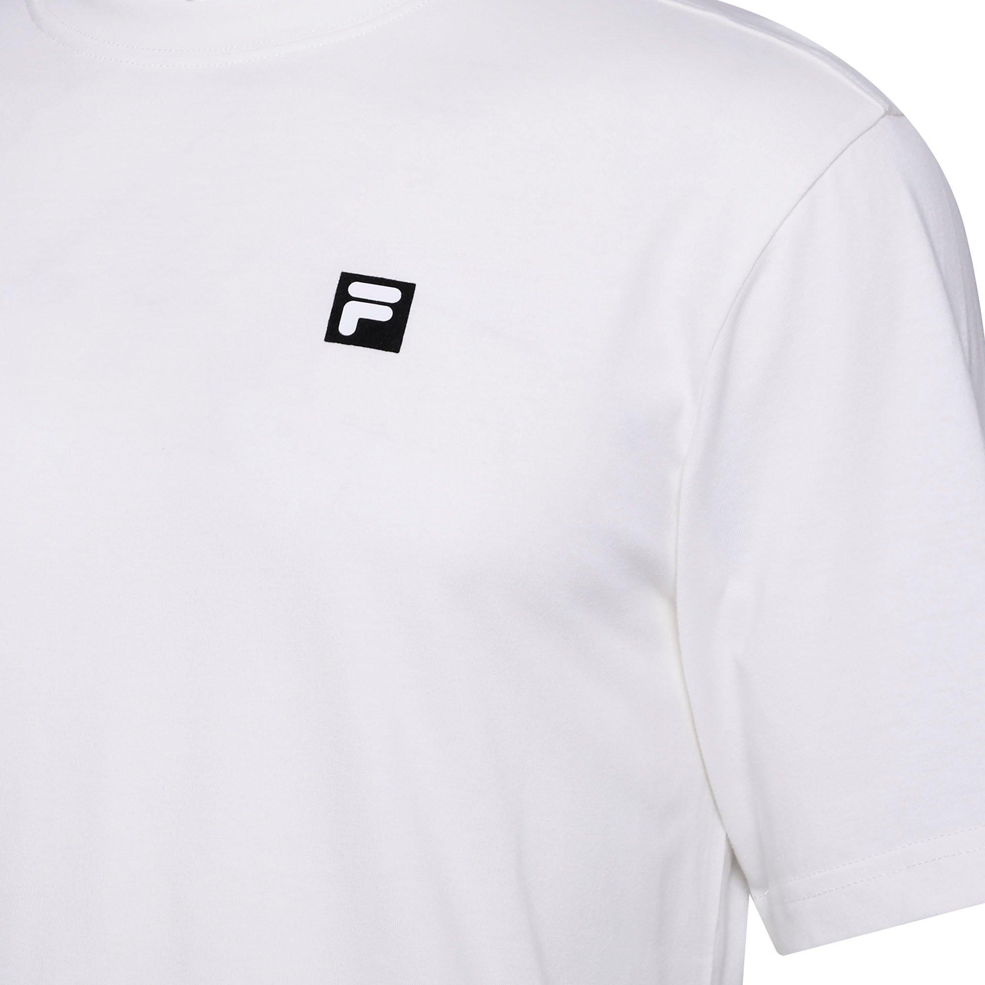 White - Fila - Loose Knit T-Shirt Mens - 2