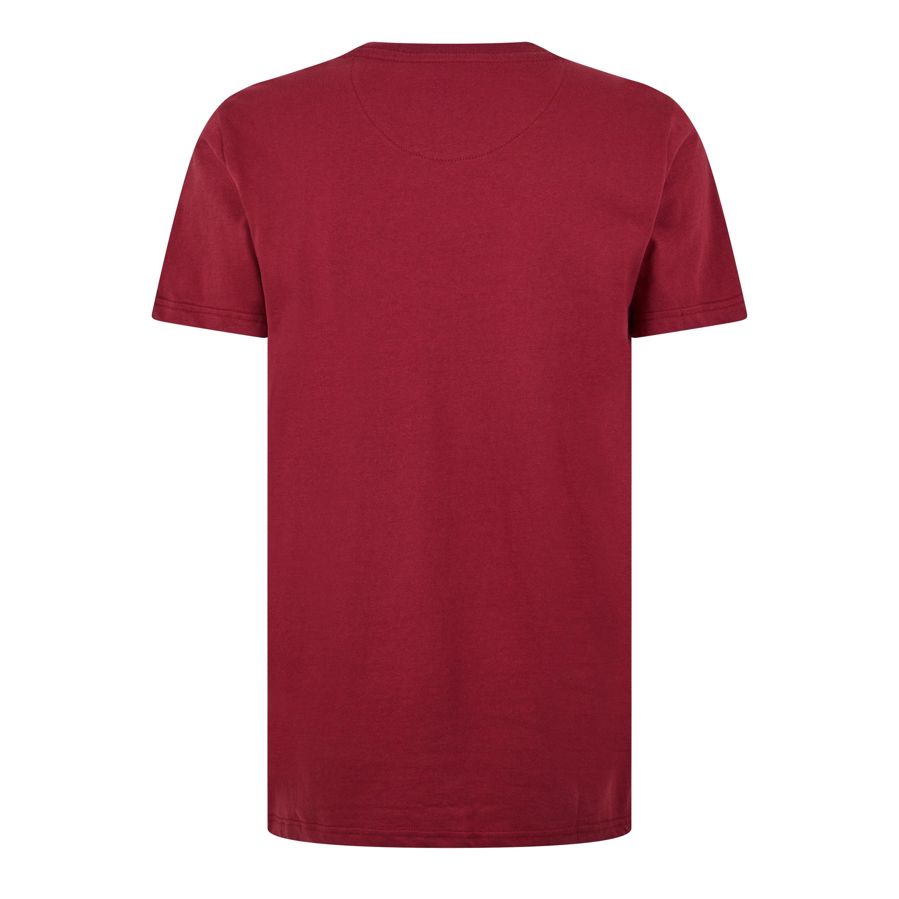 Burgundy/Navy - DFND London - Core 2-Pack T-Shirt - 3