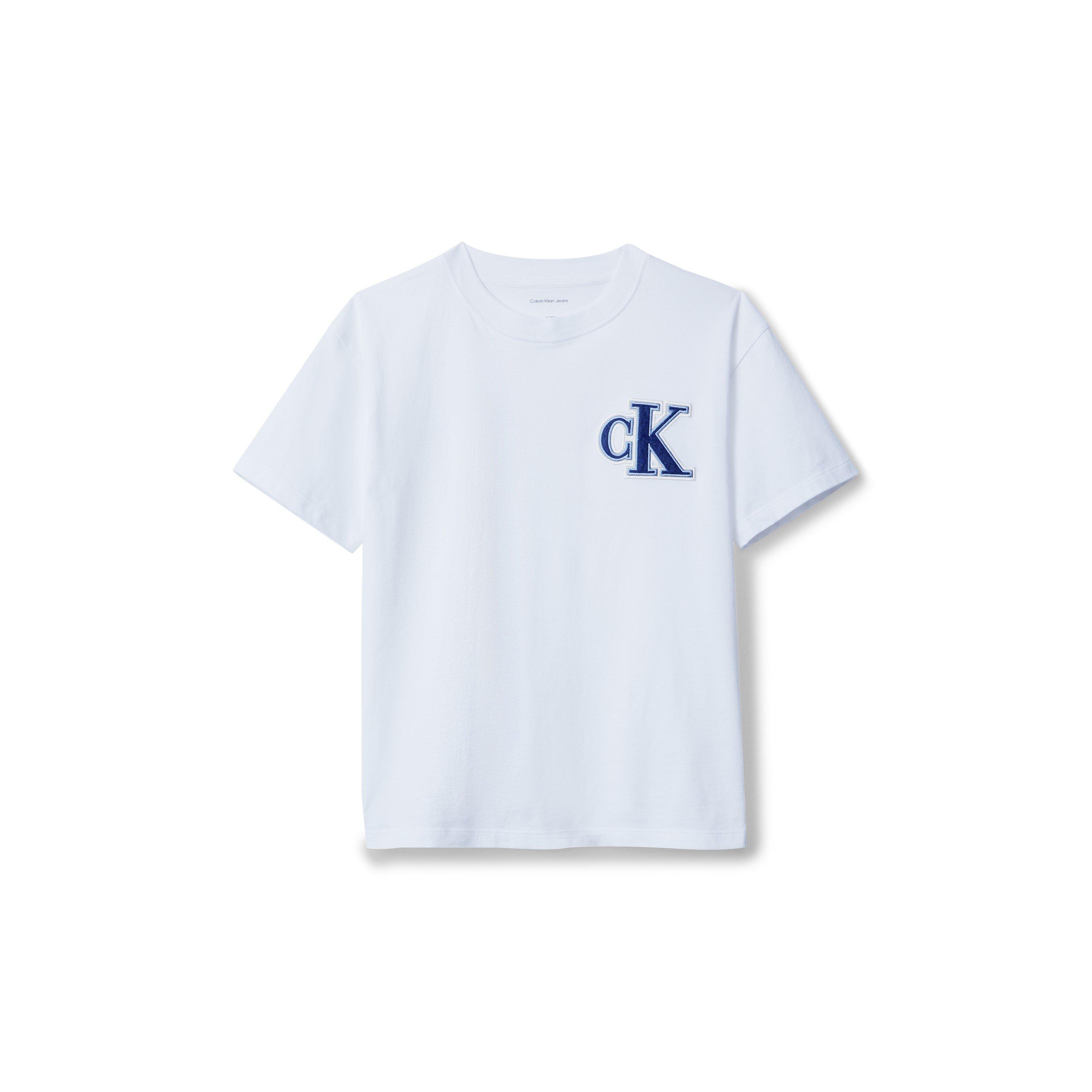 Crew Neck Ckj Shirts Calvin Klein Jeans Kids' CKJ Logo Regular Fit