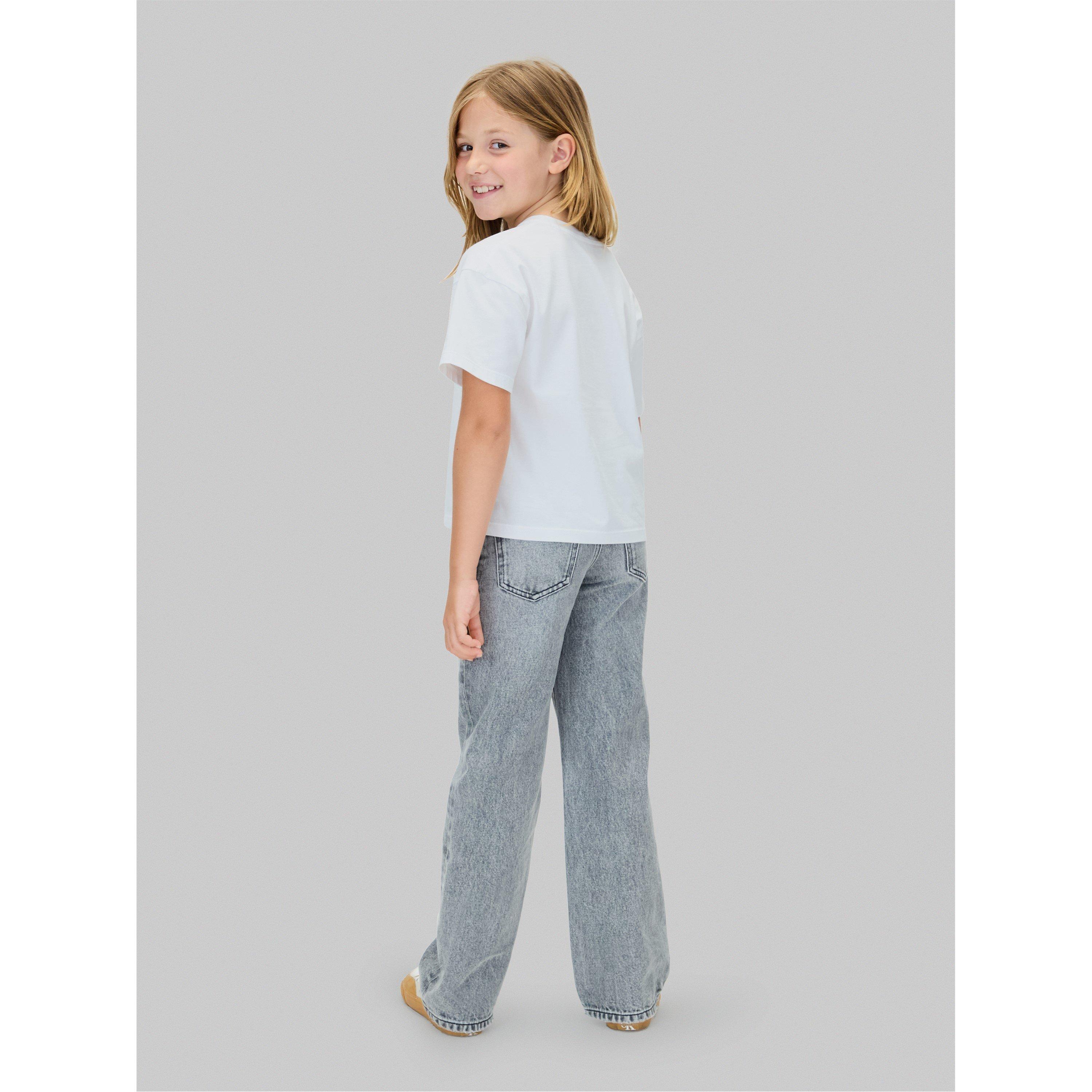 White YAF - Calvin Klein Jeans - Kids' Big Logo Regular Fit T-Shirt - 3