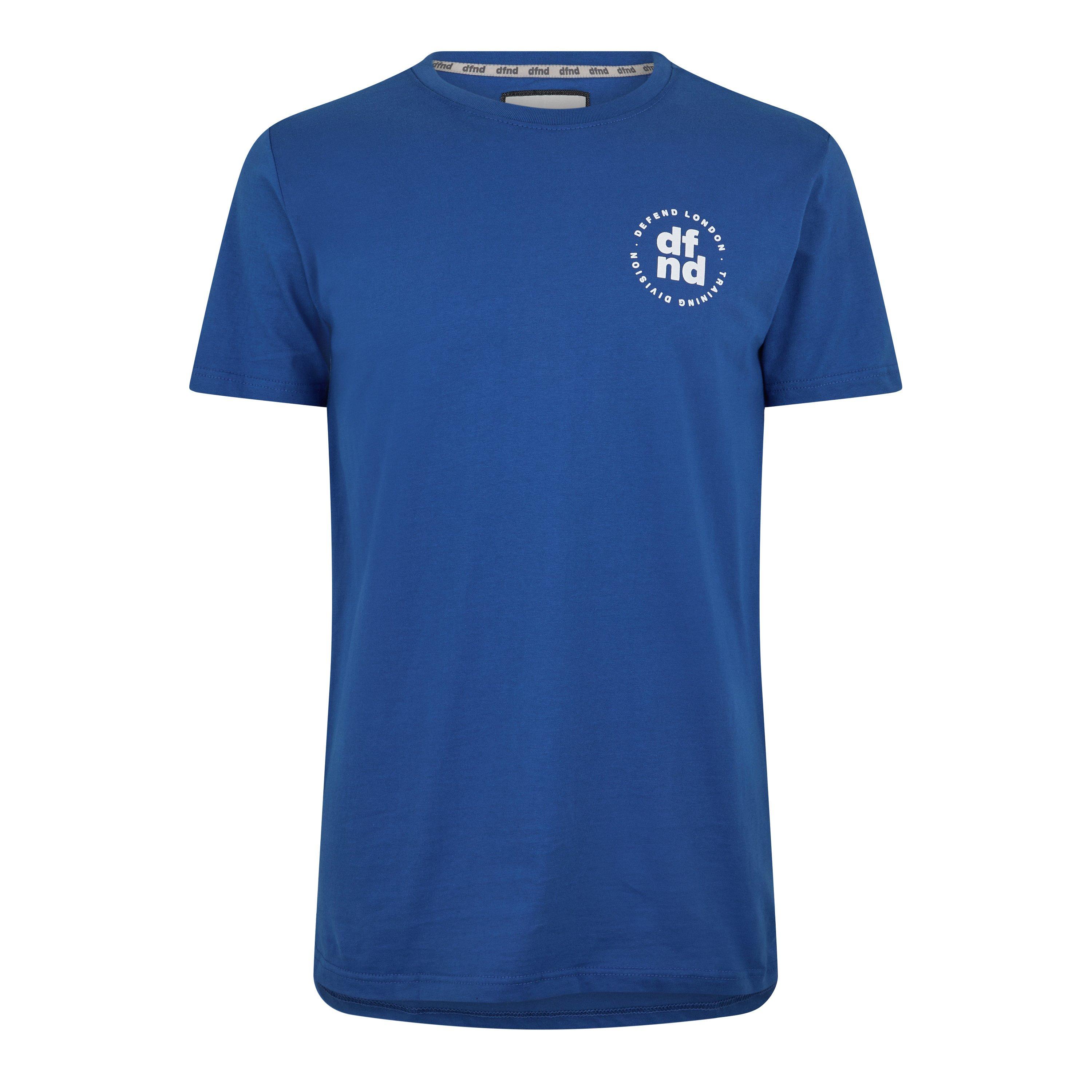 White/Blue/Burg - DFND London - DFNDL Logo T-Shirt Mens - 1