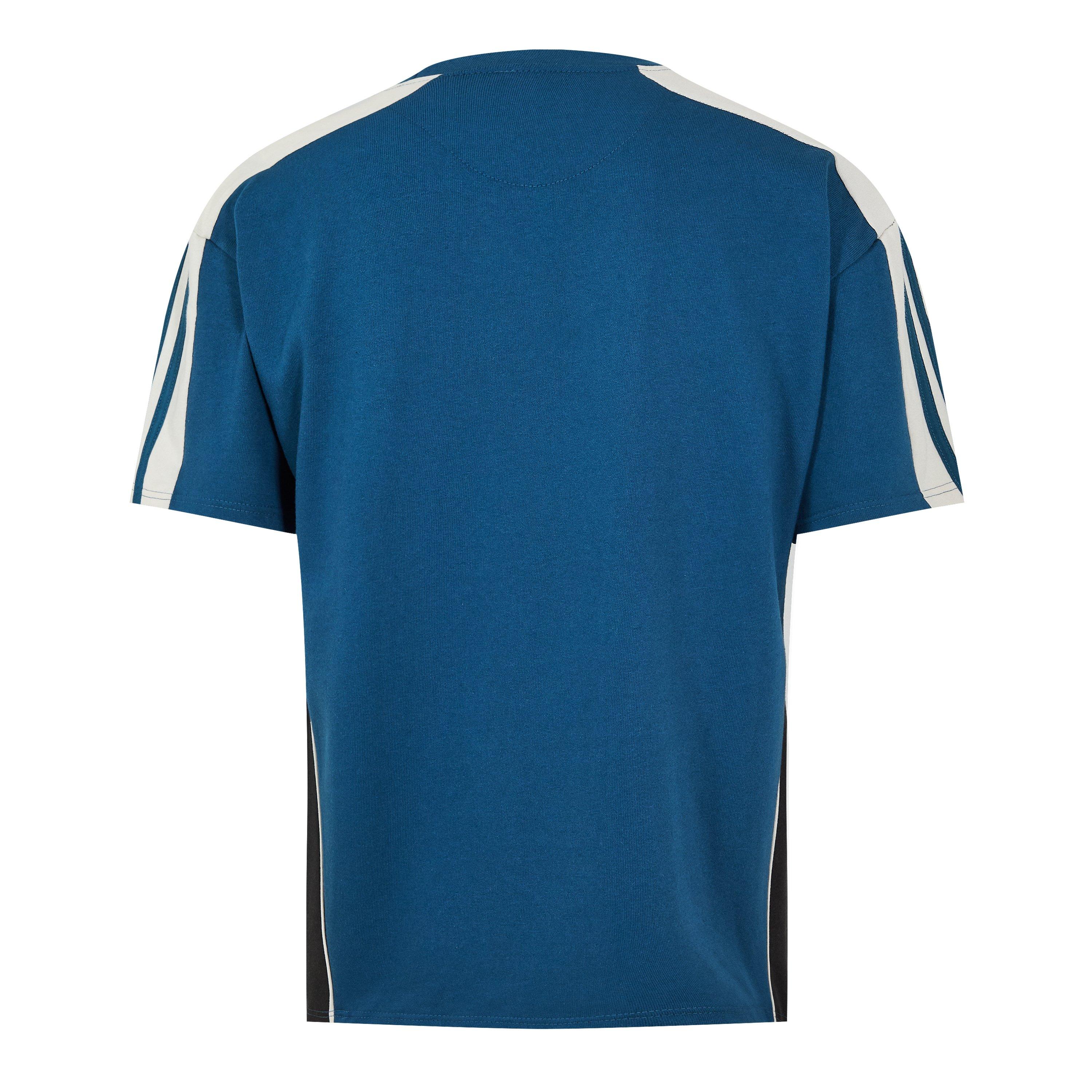 Blue - DFND London - Regular Fit Race T-Shirt - 2