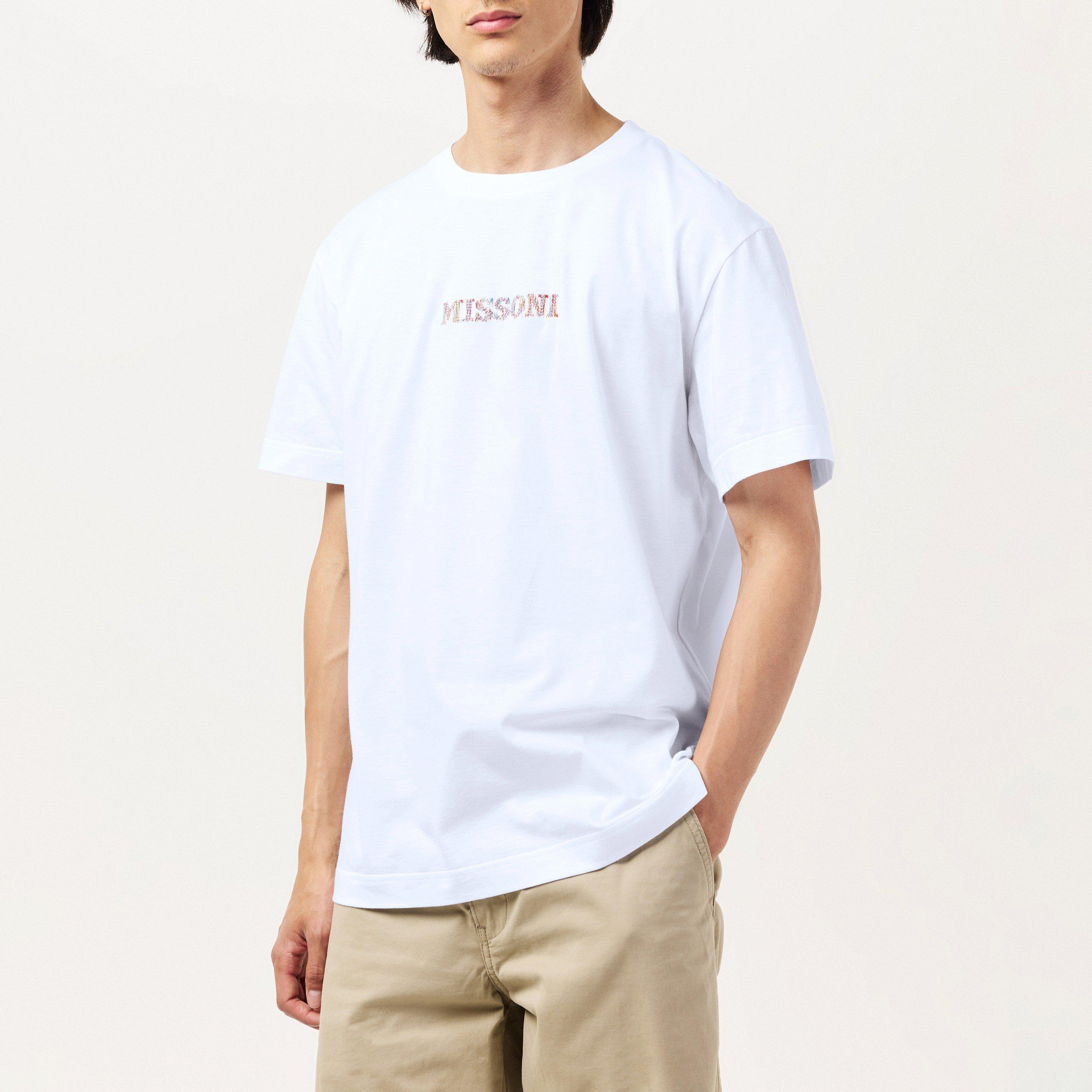 Optic White - Missoni - Regular Fit Short-Sleeve T-Shirt - 3