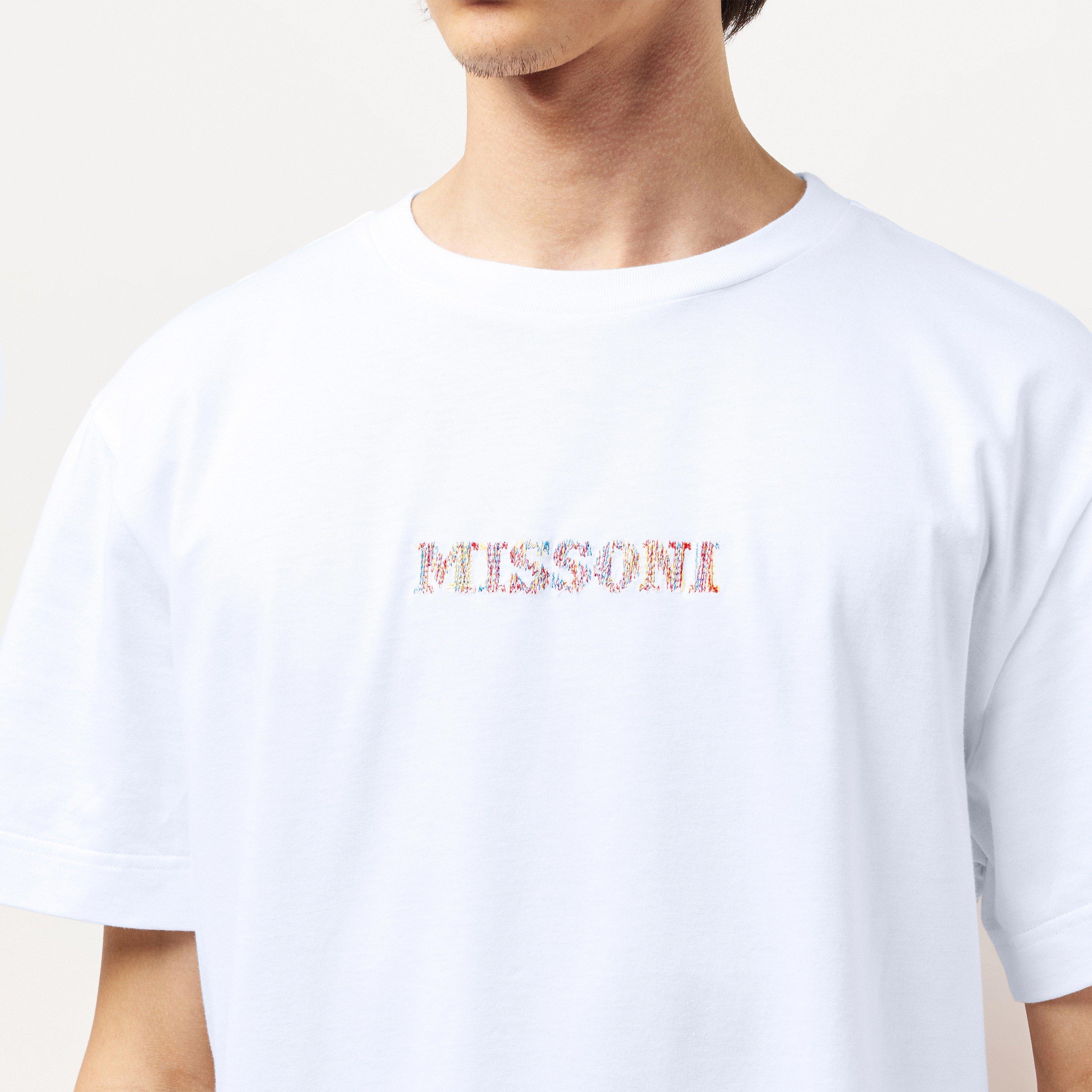 Optic White - Missoni - Regular Fit Short-Sleeve T-Shirt - 5