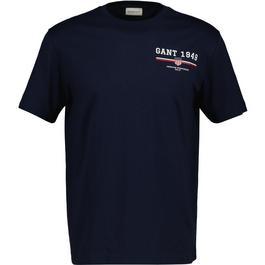 Gant GRAPHIC SS T-SHIRT EGGSHELL S