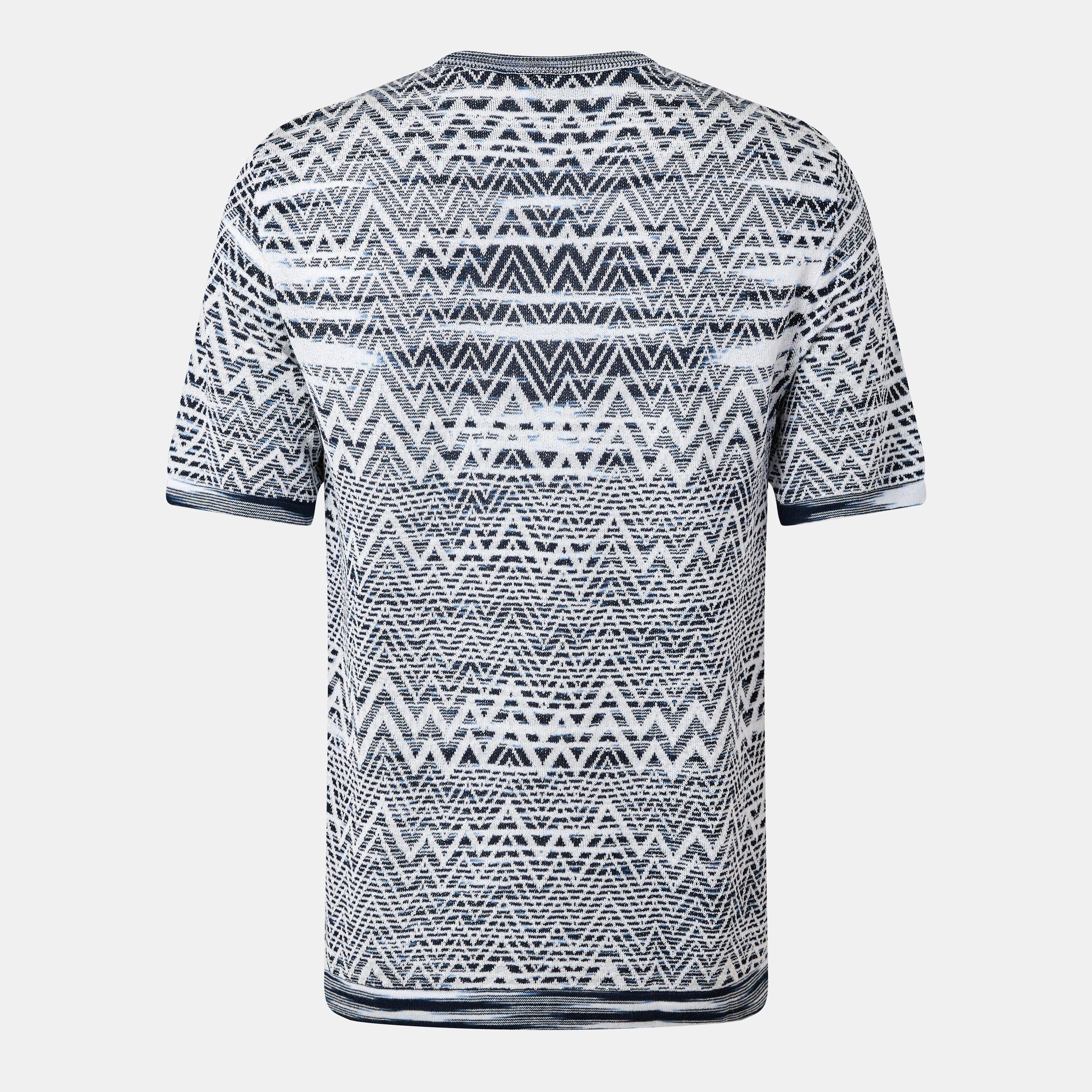 Gradient Blu - Missoni - Regular Fit Short-Sleeve T-Shirt - 2