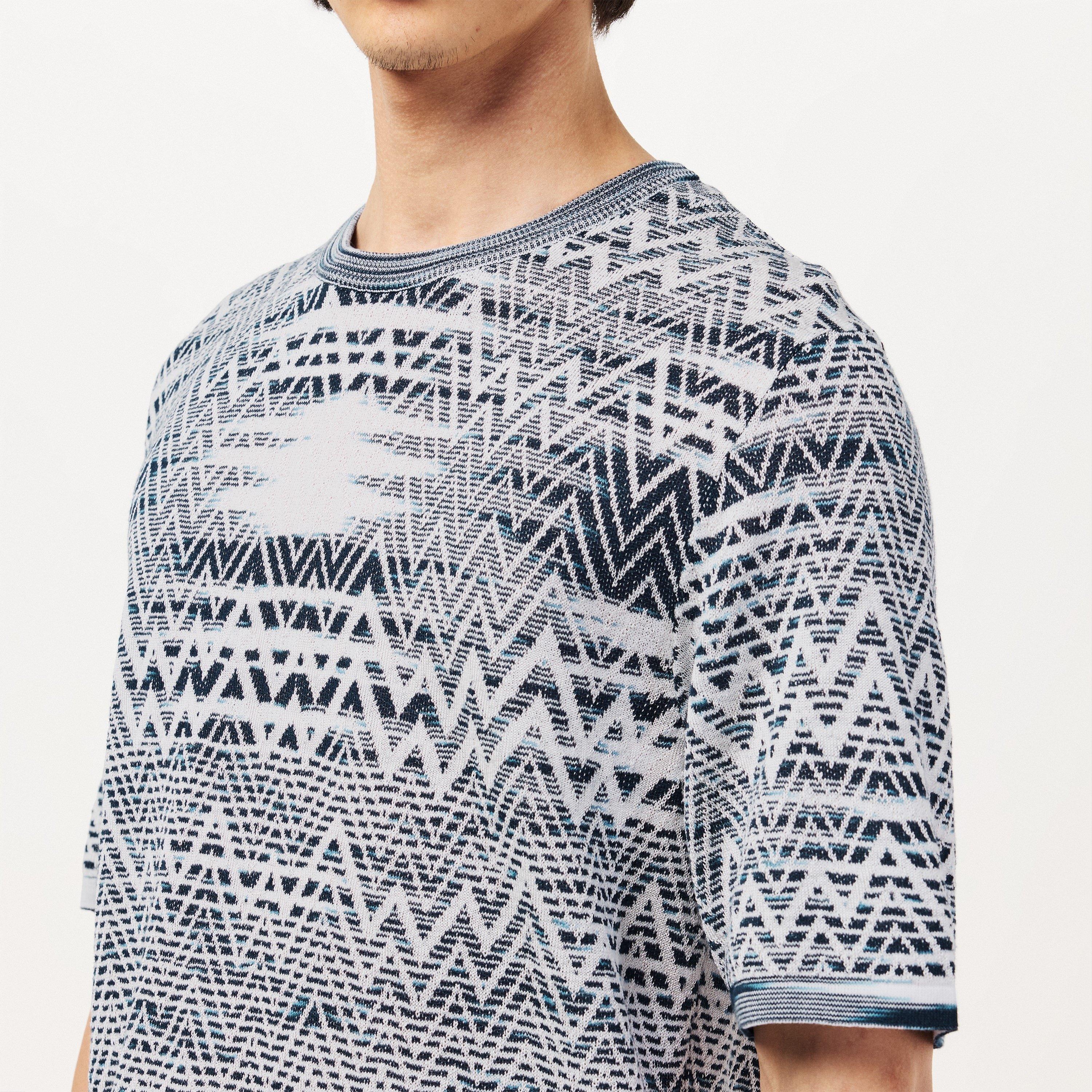 Gradient Blu - Missoni - Regular Fit Short-Sleeve T-Shirt - 5