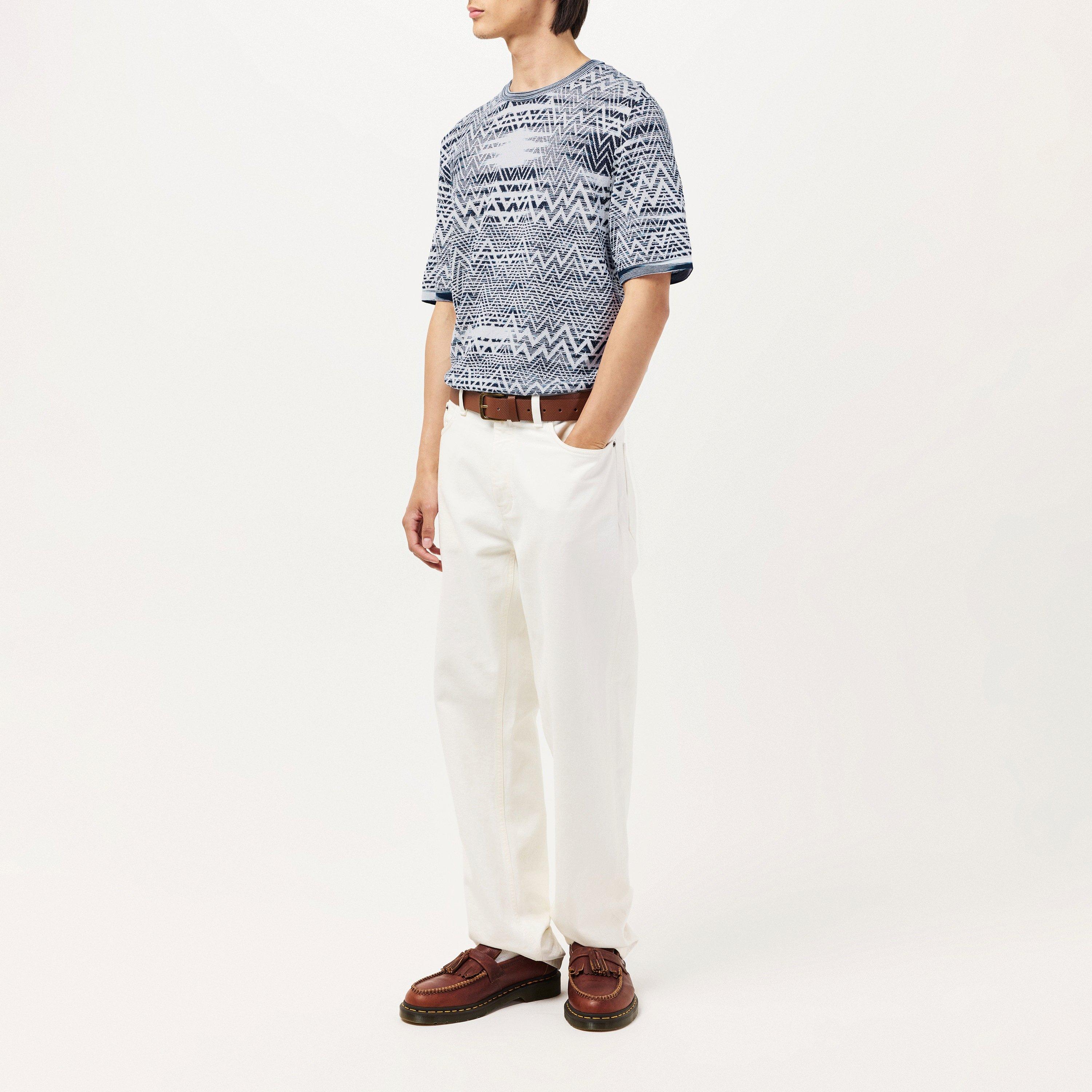 Gradient Blu - Missoni - Regular Fit Short-Sleeve T-Shirt - 6