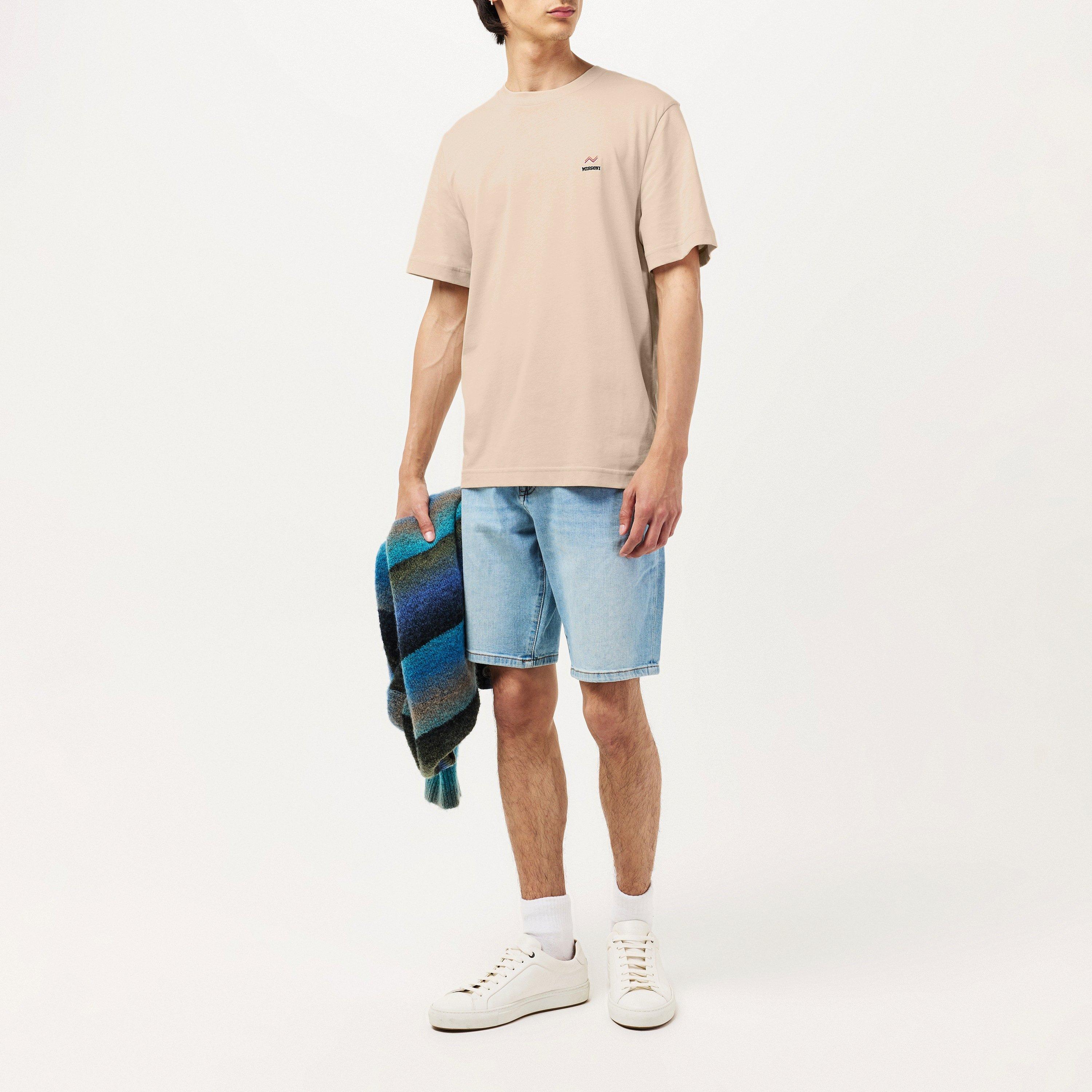 Cement - Missoni - Regular Fit Short-Sleeve T-Shirt - 6
