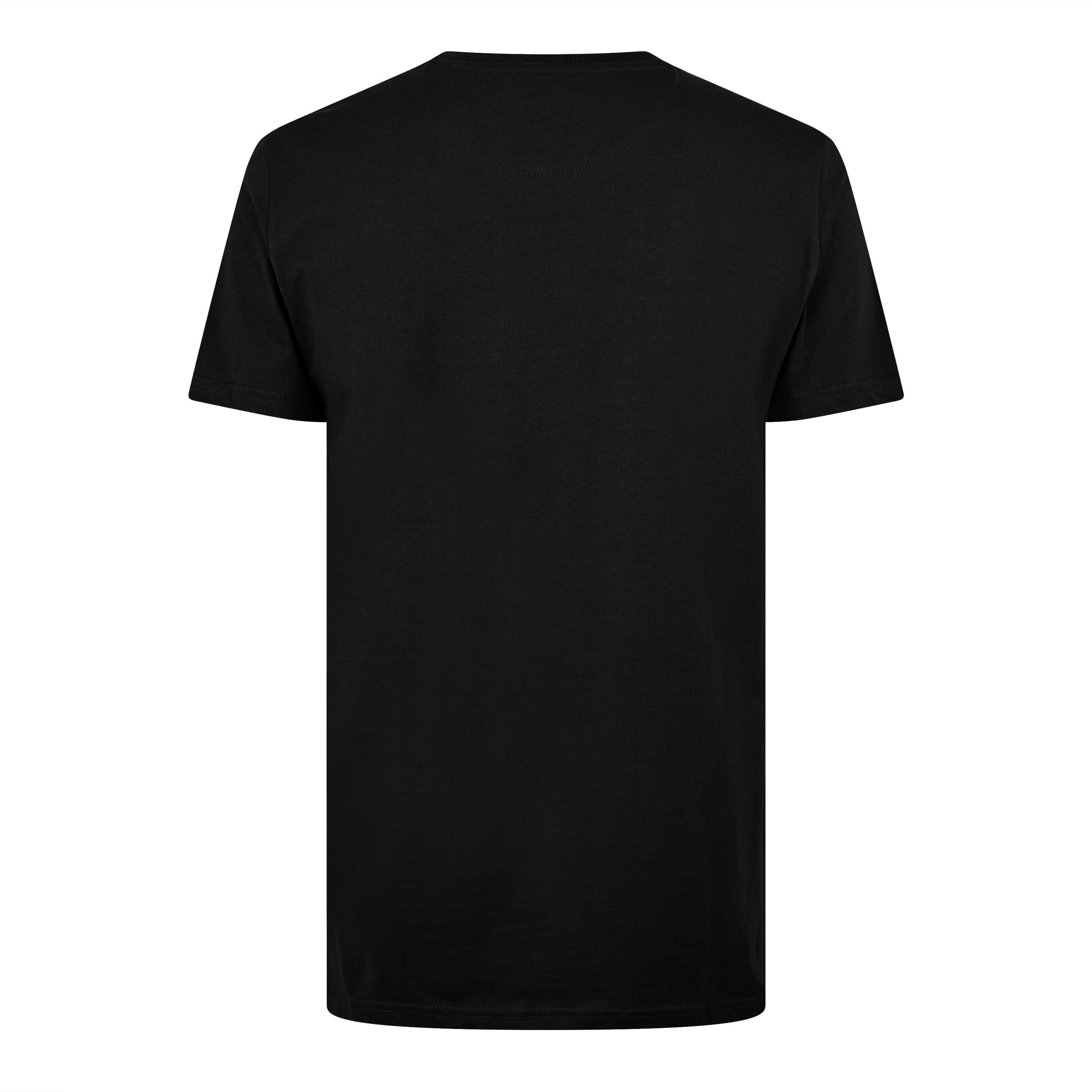 Burgundy/Black - DFND London - Signature Regular Fit T-Shirt - 3