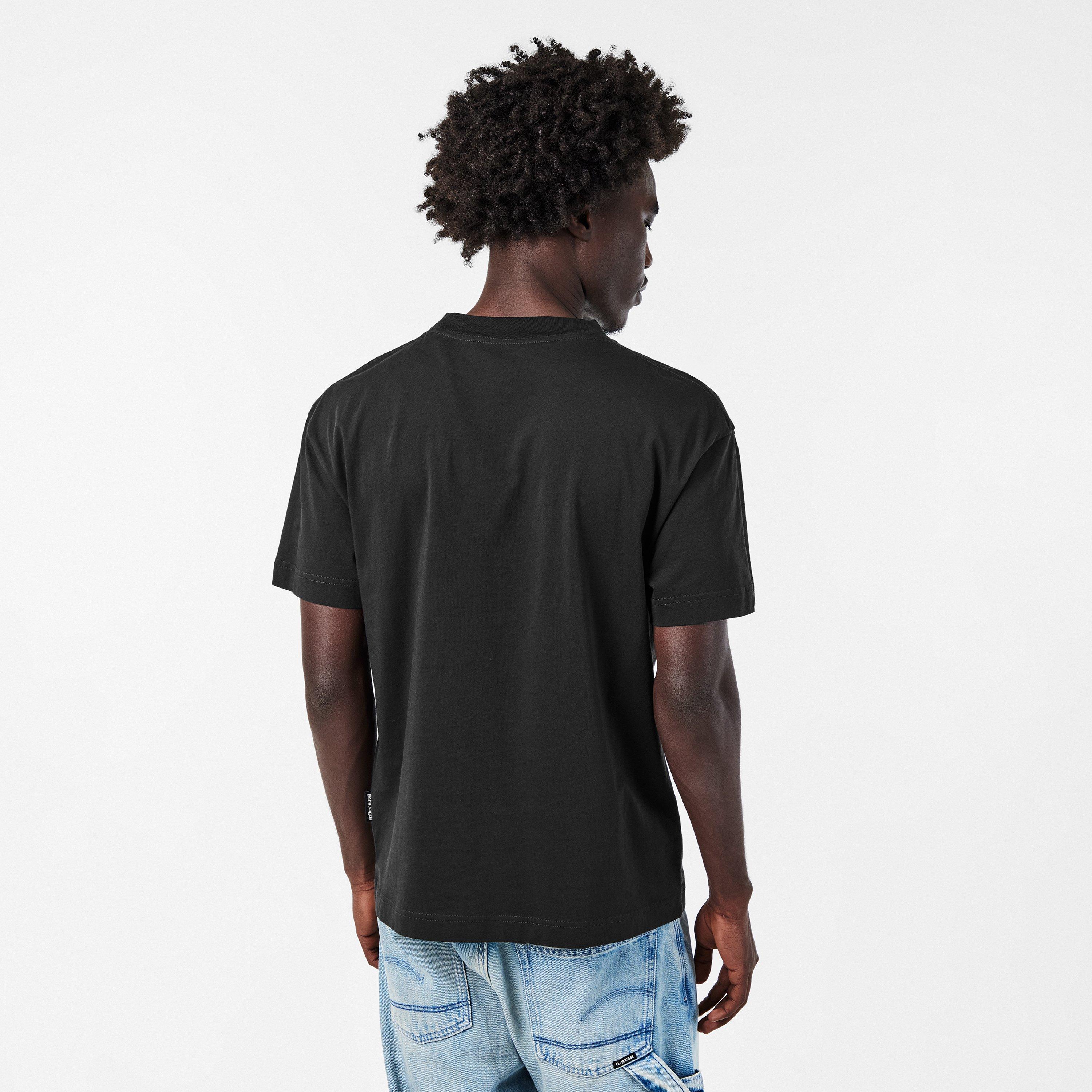 Black - Palm Angels - Spray Logo T-Shirt - 4