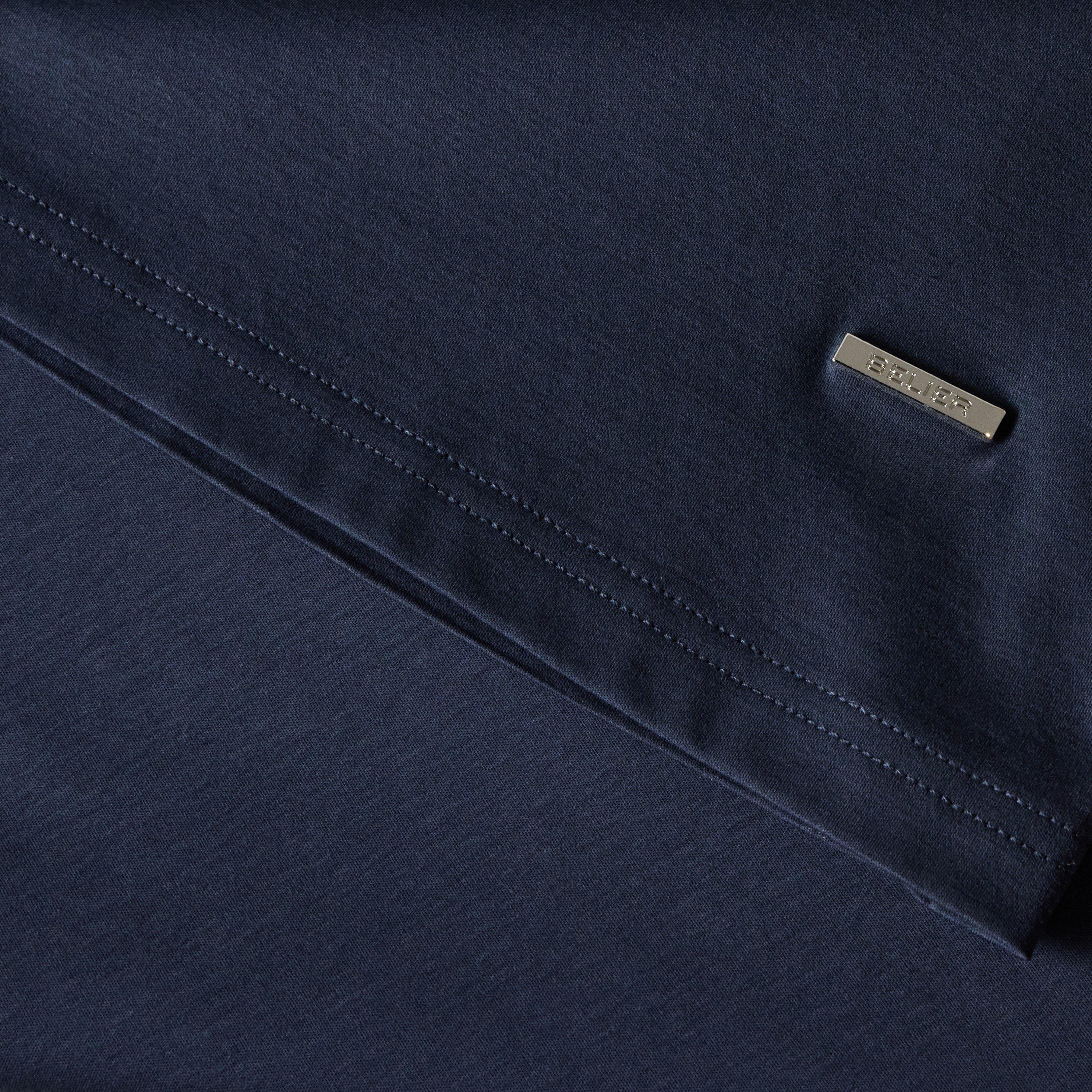 Navy - BELIER - BELIER Mercerised T Sn63 - 3