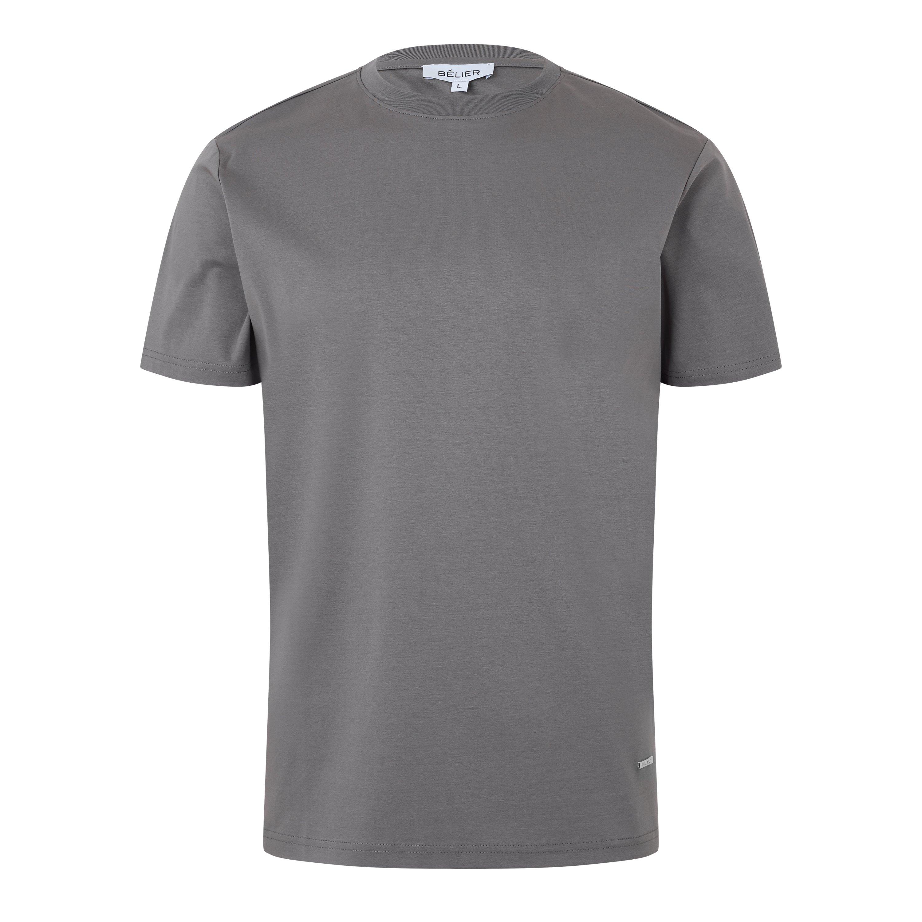 Belier Men's Mercerised T Sn63 - Slate Grey - X Large