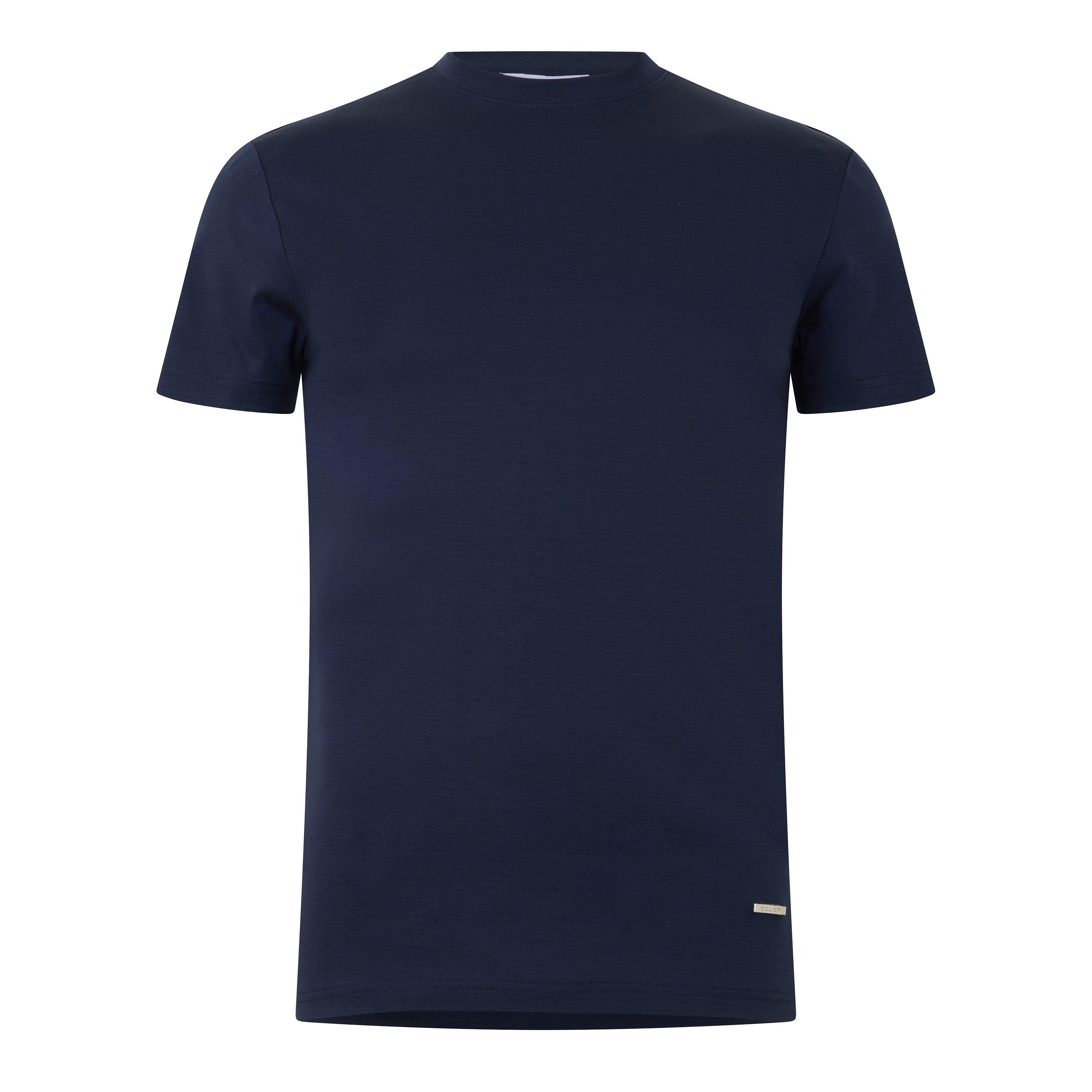 Belier Men's Mercerised T Sn63 - Black - Large
