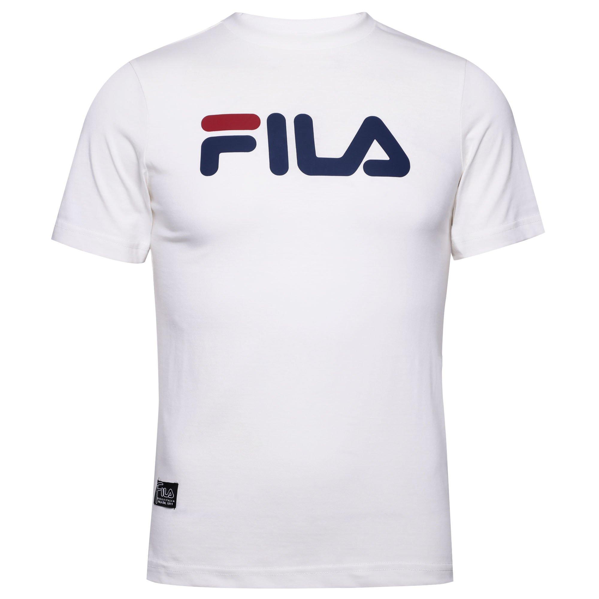 White - Fila - Logo T-Shirt Unisex Adults - 1