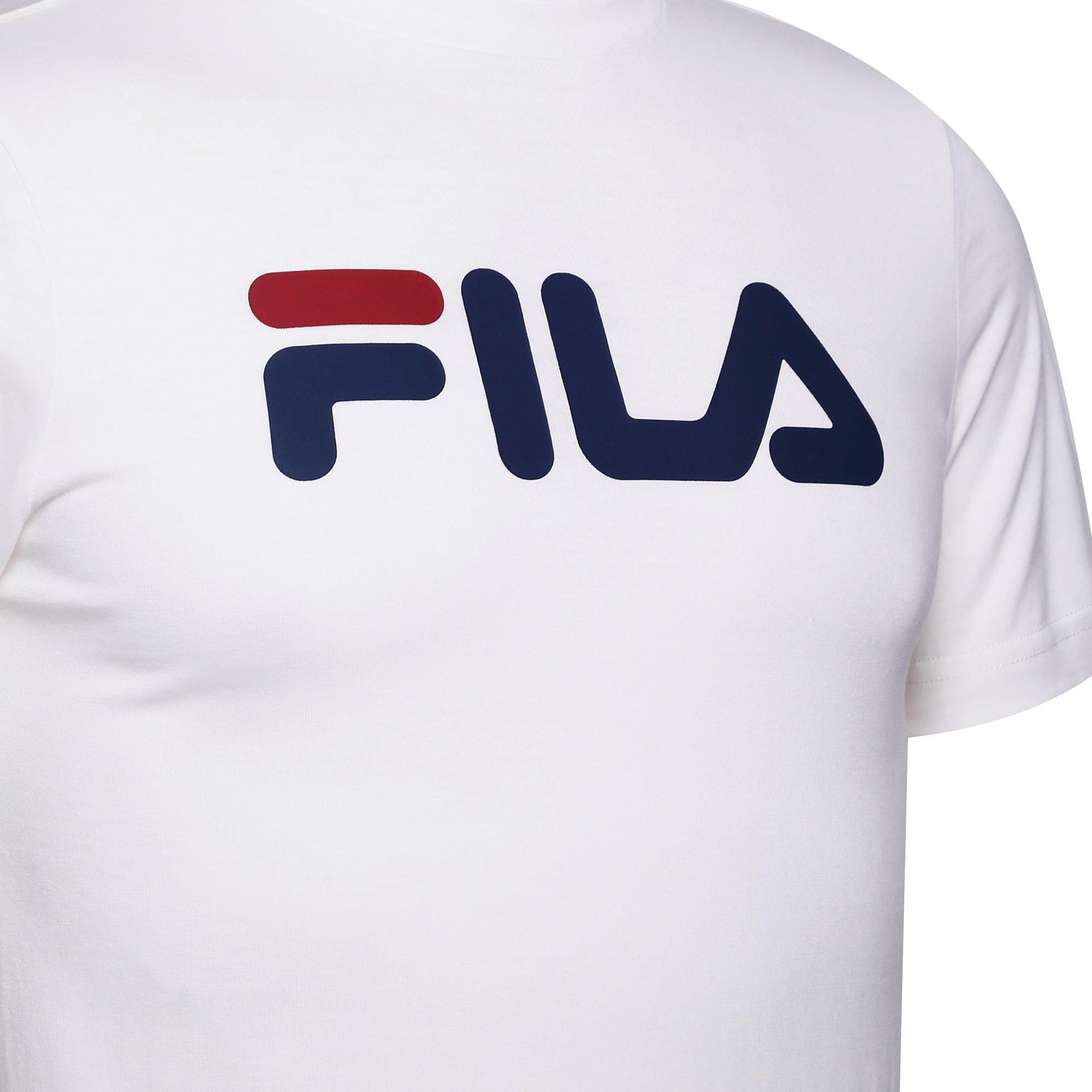 White - Fila - Logo T-Shirt Unisex Adults - 2