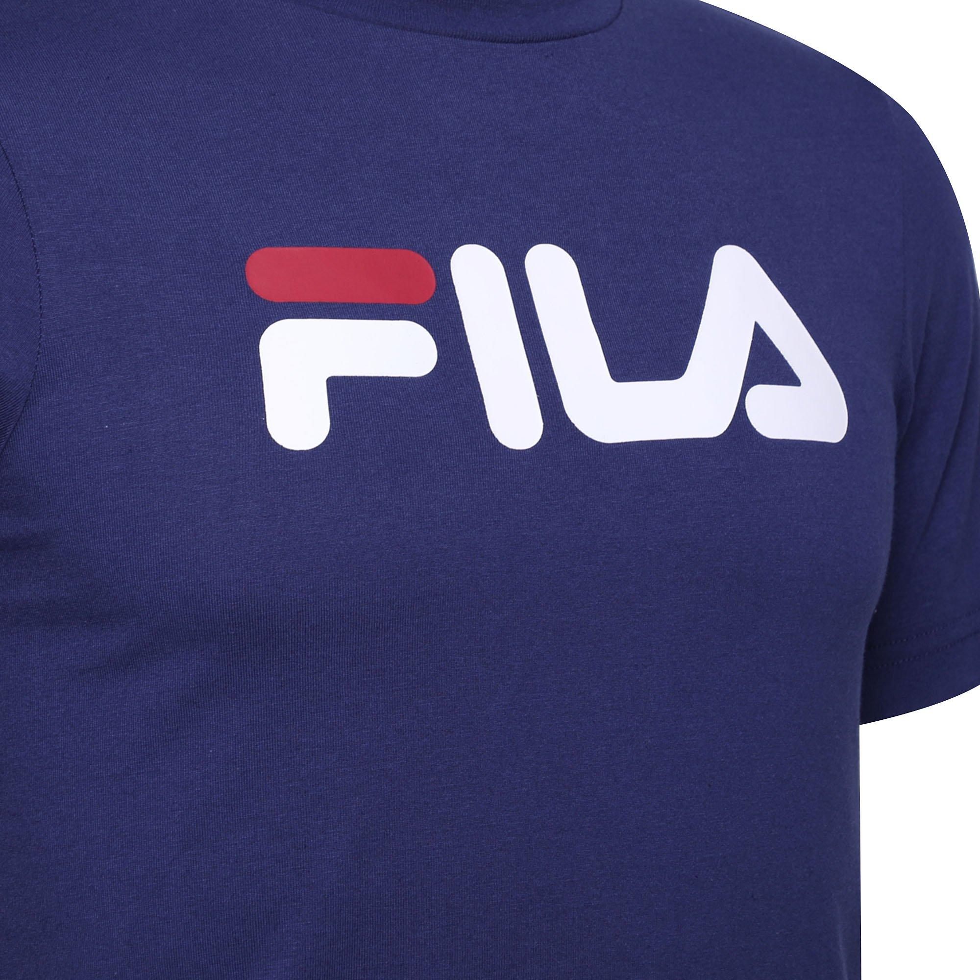 Navy - Fila - Logo T-Shirt Unisex Adults - 2