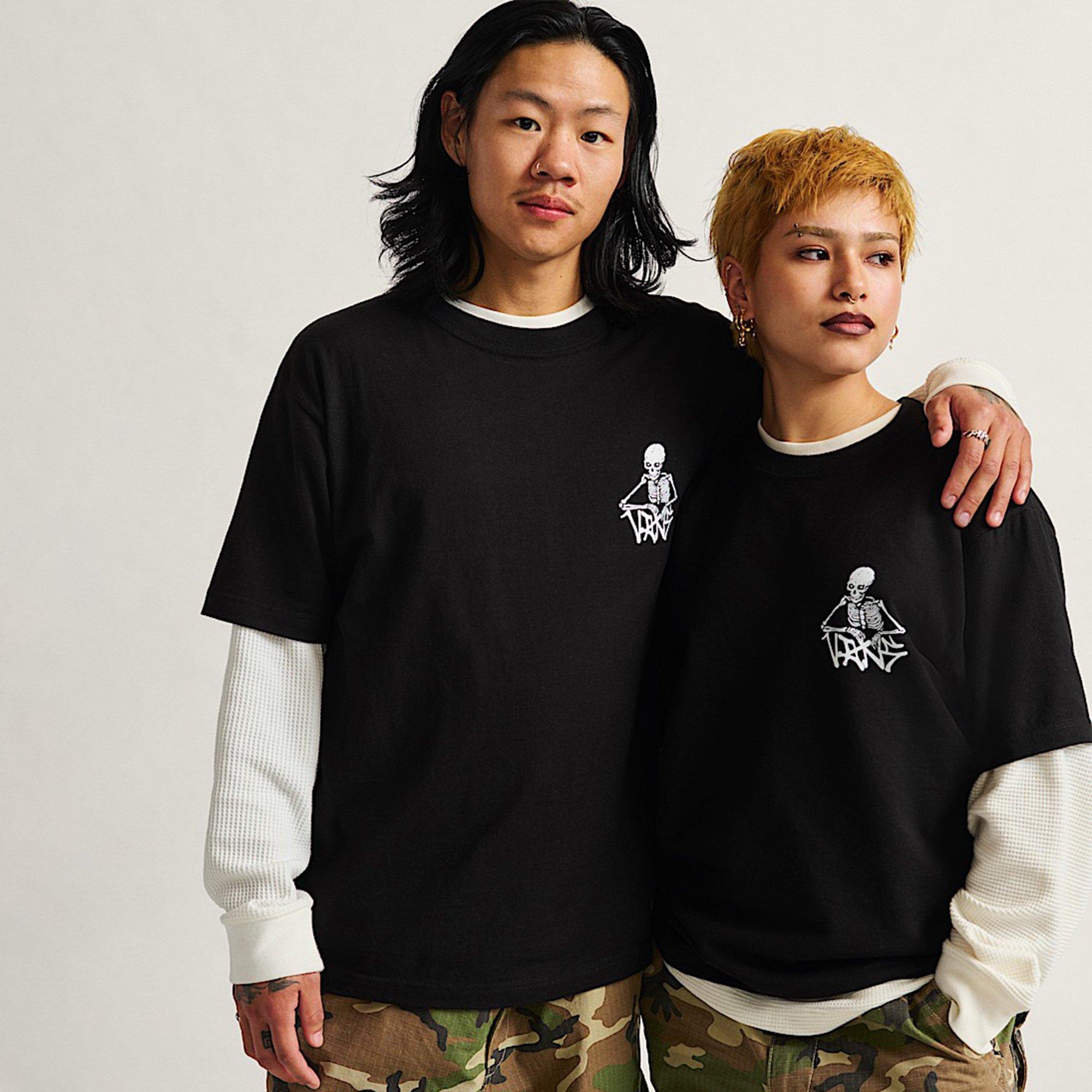 Black - Vans - Skull Reaper Vans Universe T-Shirt - 6