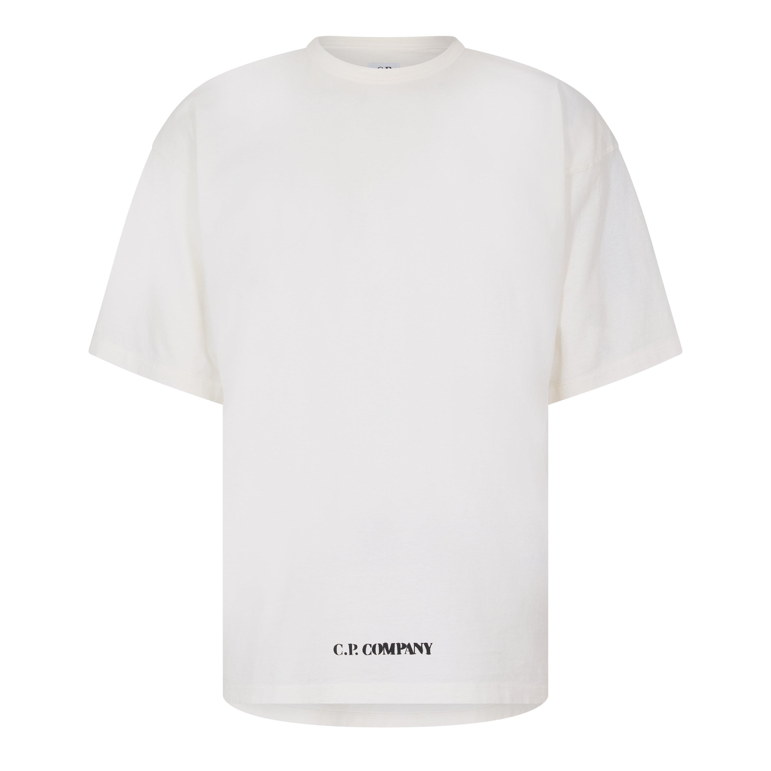 Cp Company Men's T-Shirt - Gauze White 103 - XS (44)