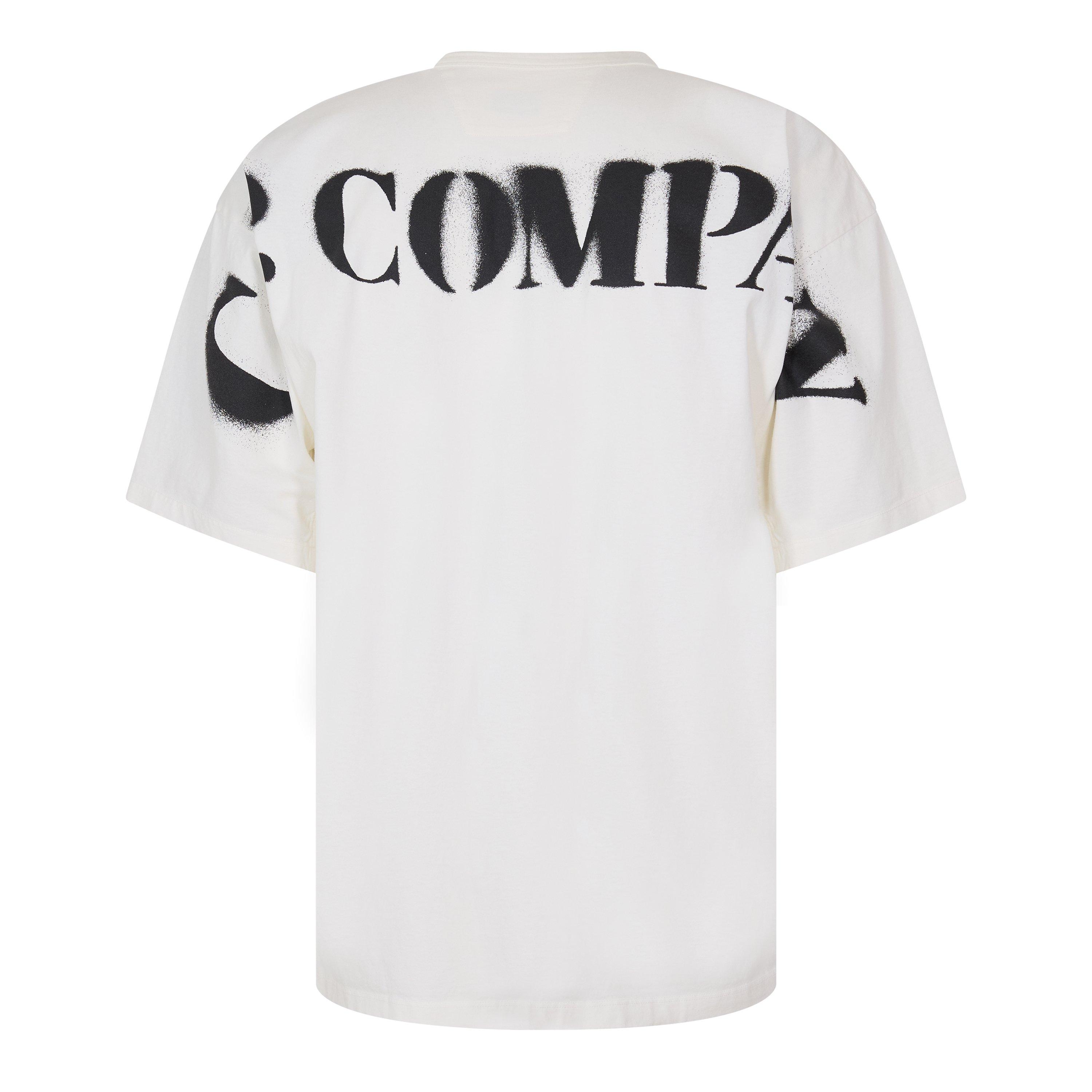 Gauze White 103 - CP Company - Men's T-Shirt - 2