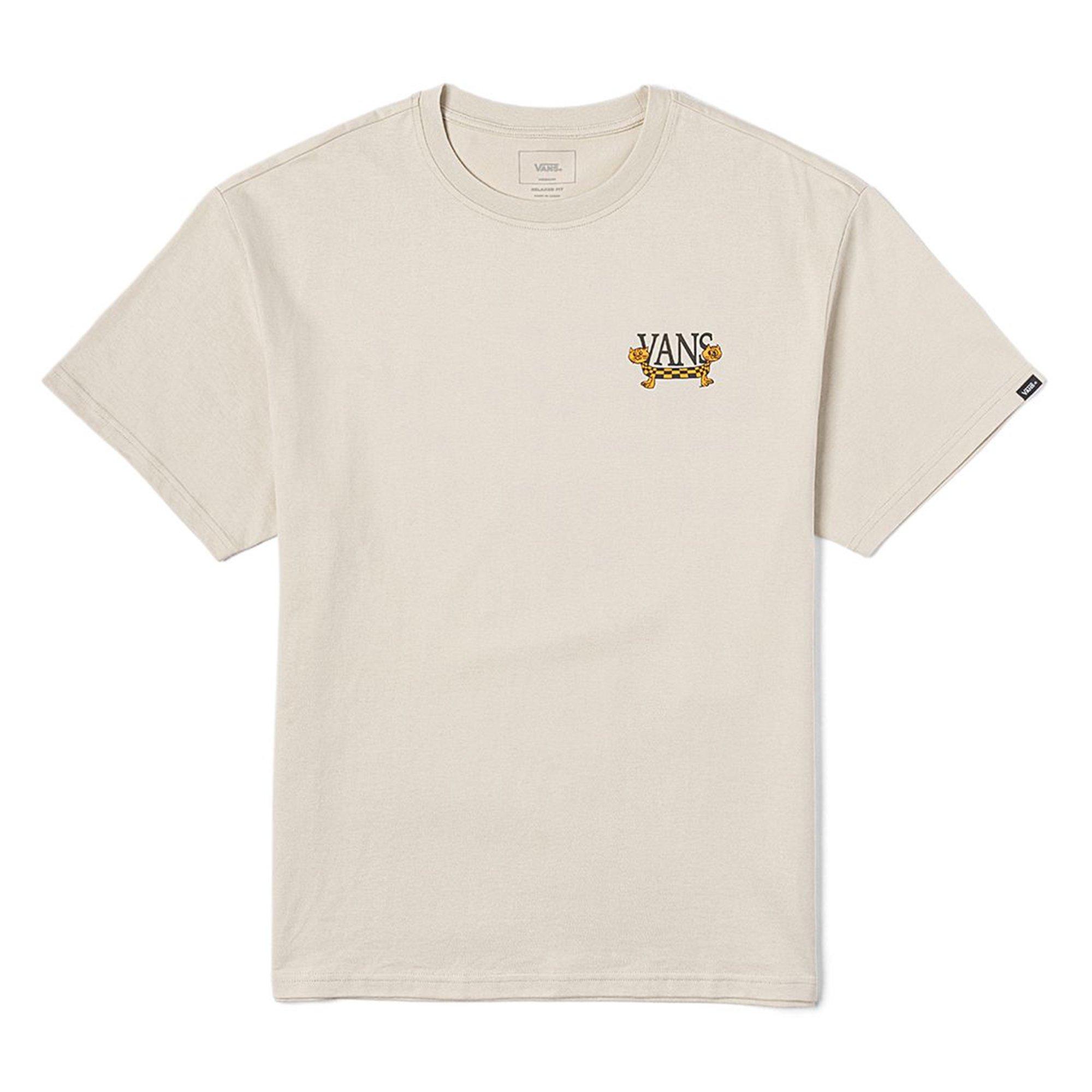 Oatmeal - Vans - Men's TP Twins Cat T-Shirt - 2