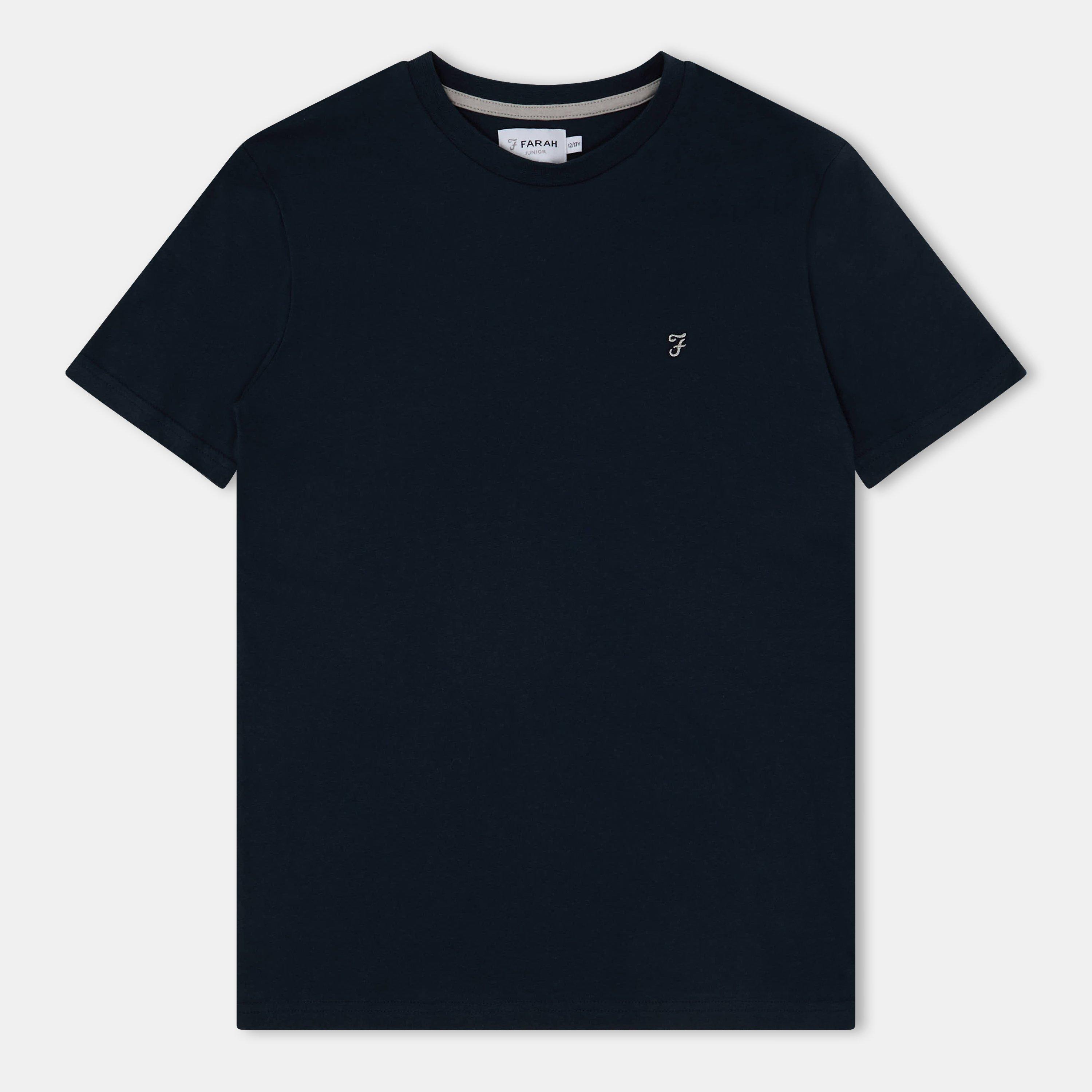 Farah  Kids ' Denny Short Sleeve T-Shirt - Blue - 14-15