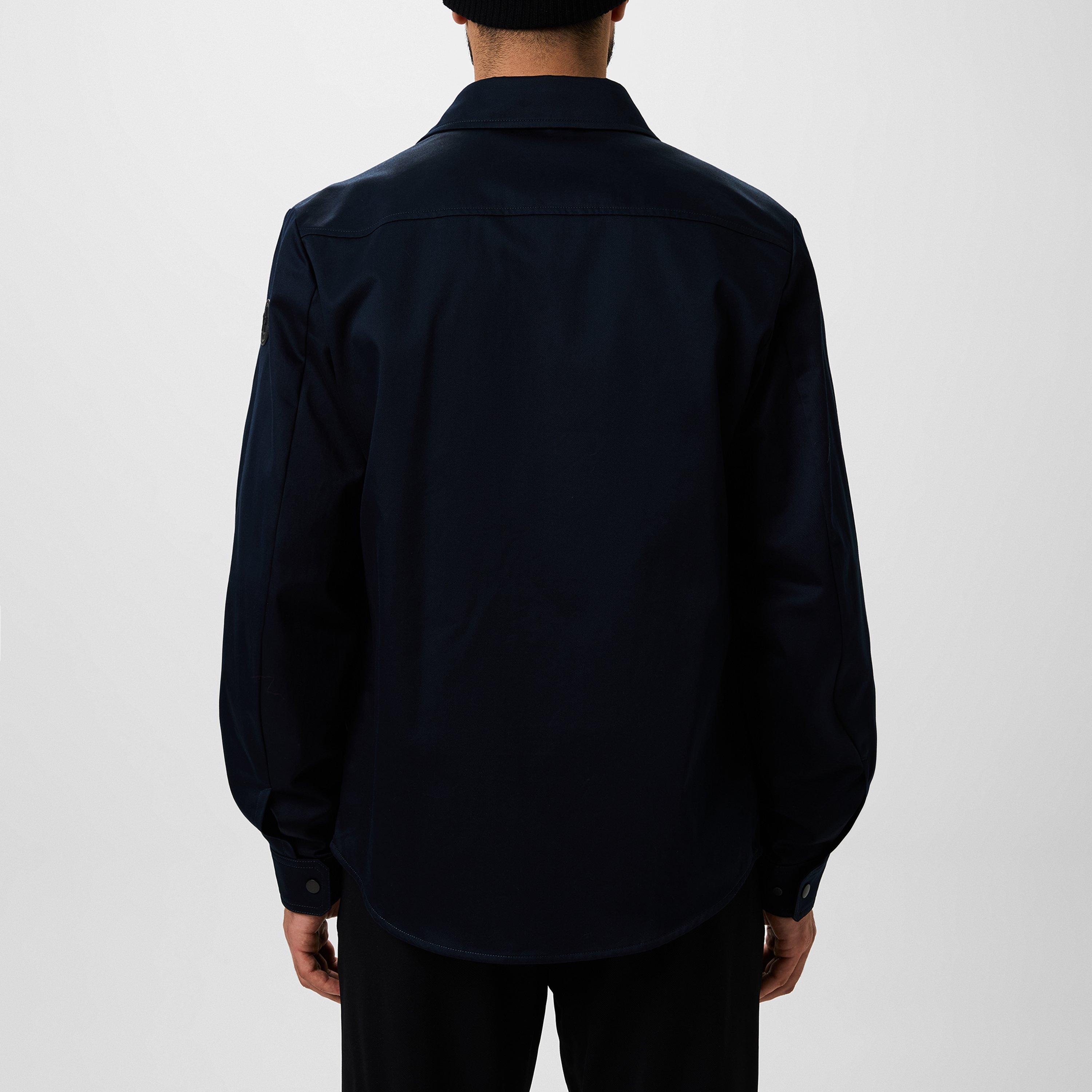 Navy 774 - Moncler - Men's  Cotton Long Sleeve Zip Overshirt - 3