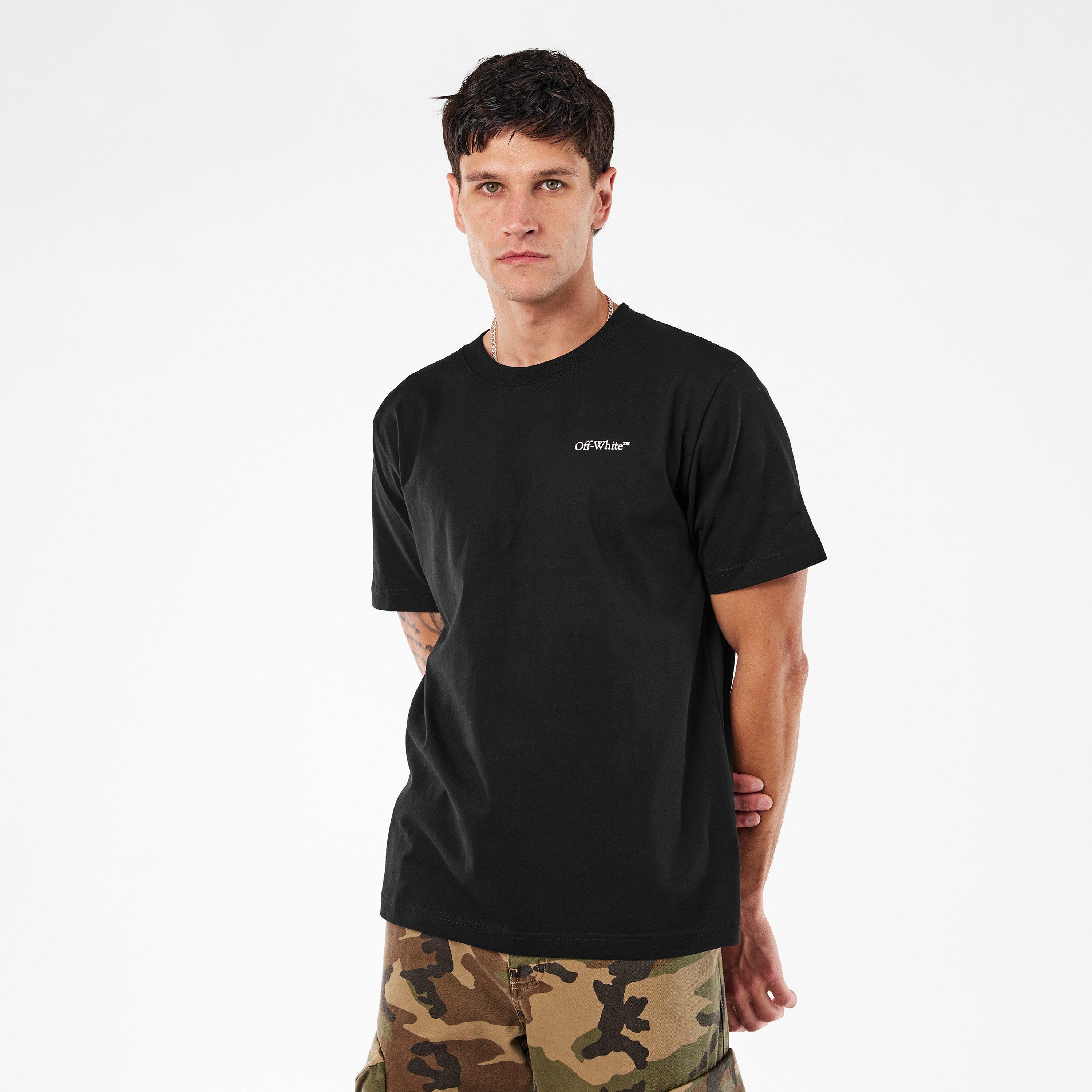 Black-White - Off White - Cloud Arrow Regular Fit T-Shirt - 3