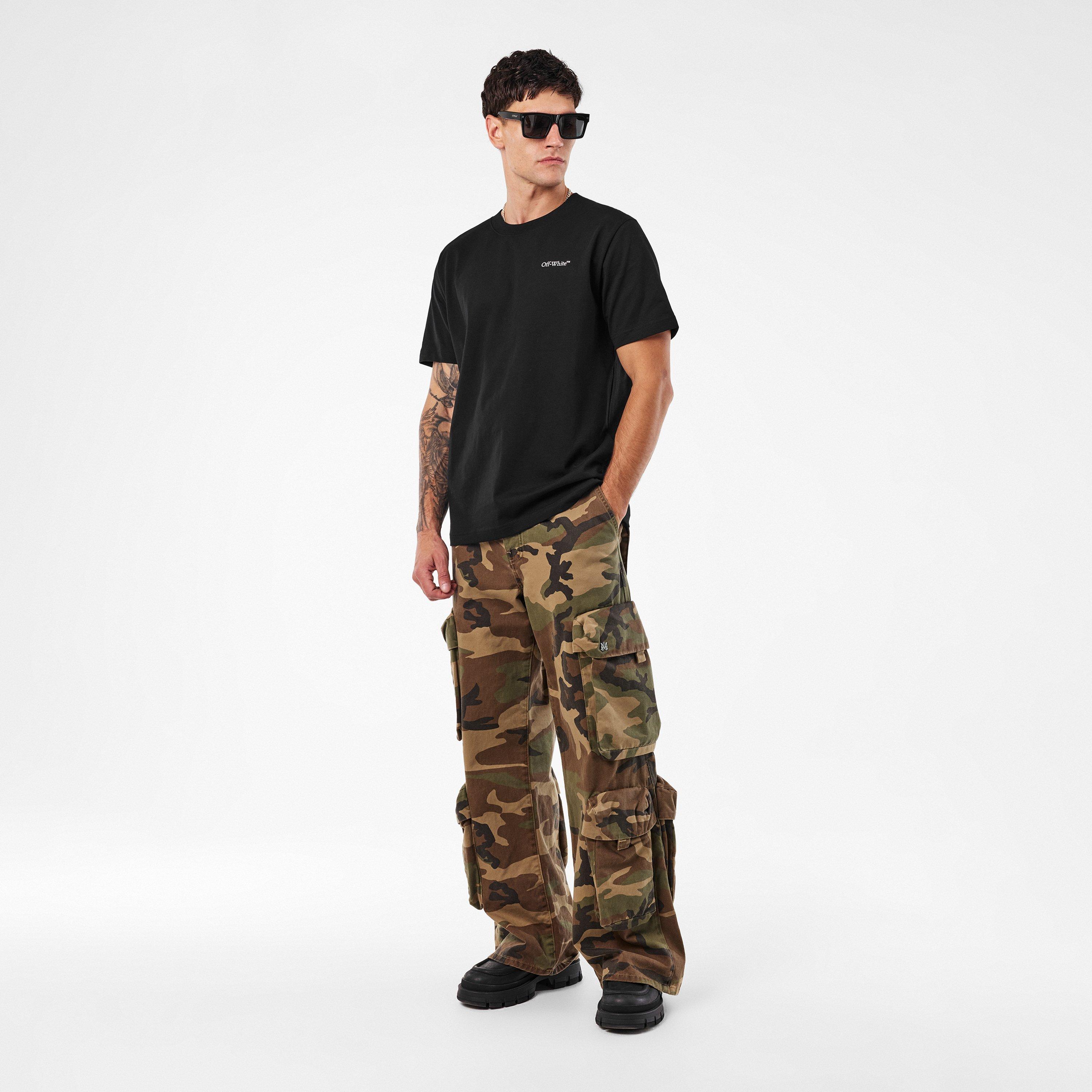 Black-White - Off White - Cloud Arrow Regular Fit T-Shirt - 6