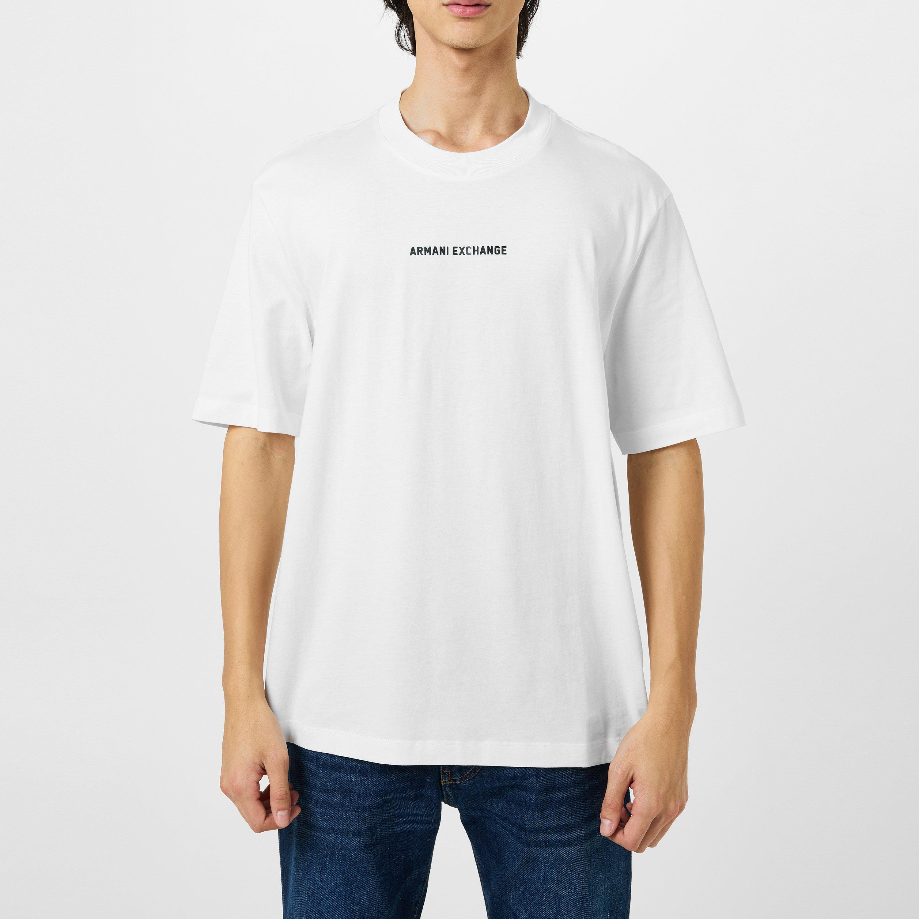 Off White - Armani Exchange - Men's Oversized T-Shirt - 3