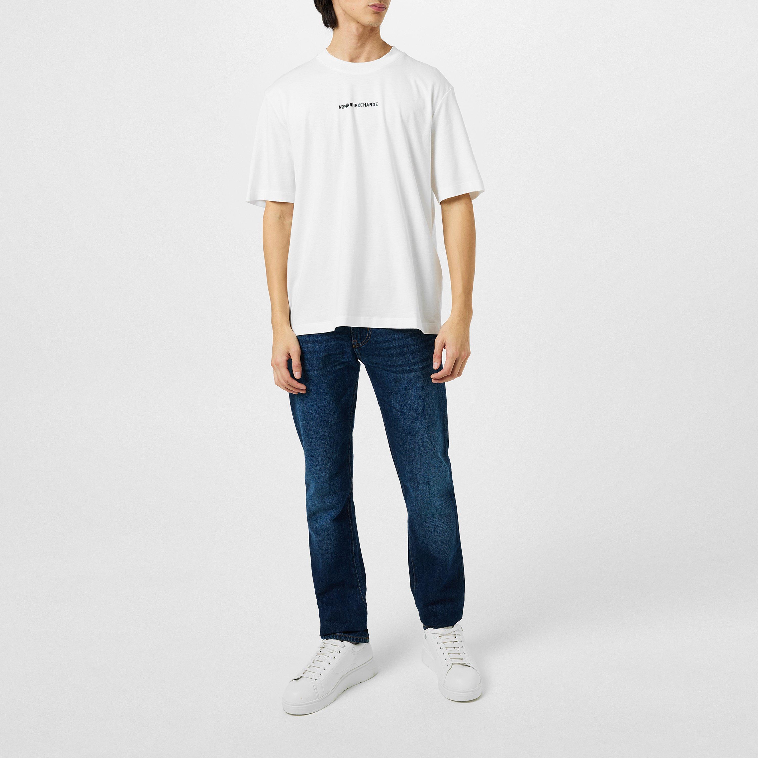 Off White - Armani Exchange - Men's Oversized T-Shirt - 6