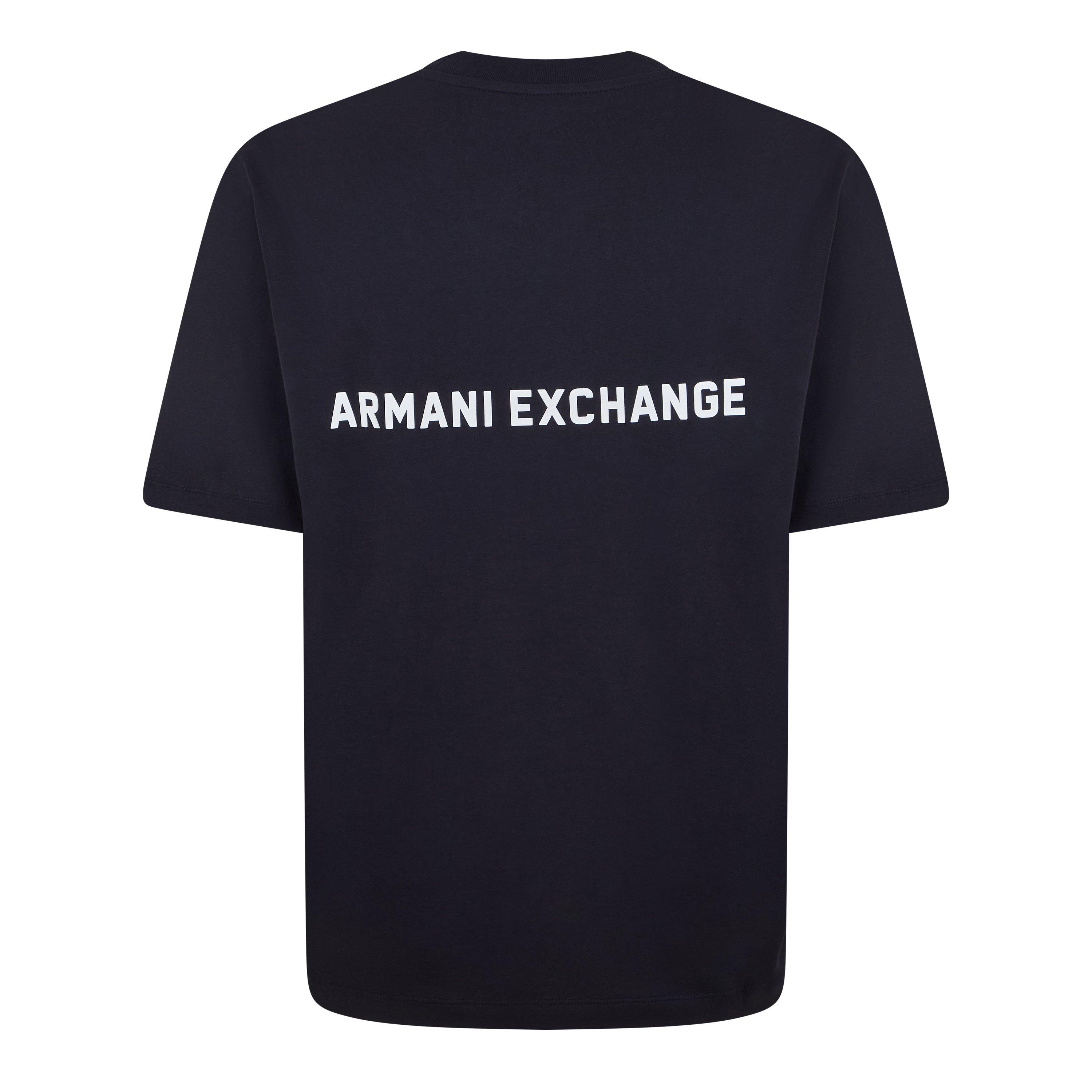 Deep Navy - Armani Exchange - Men's Oversized T-Shirt - 3